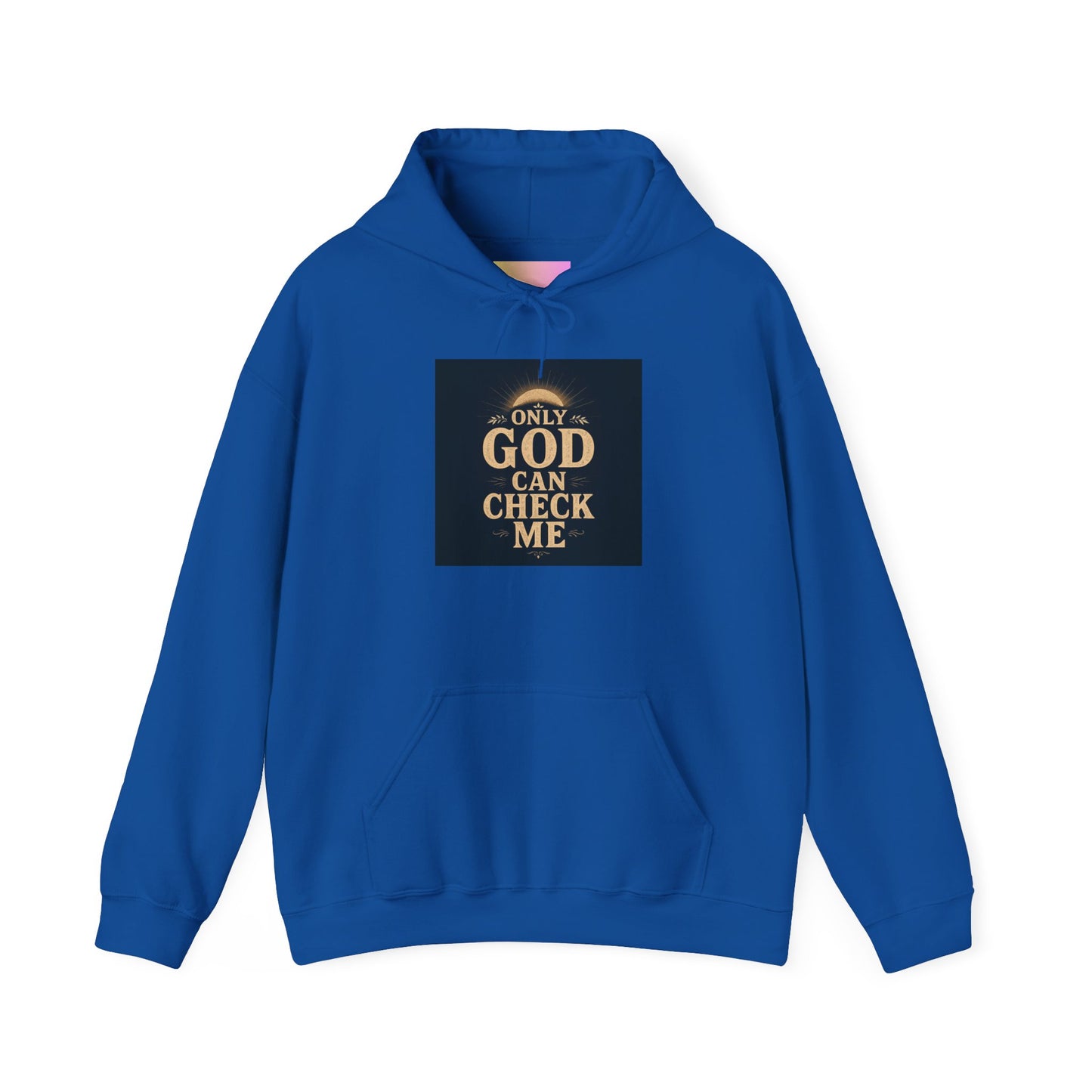 Only God Can Check Me Hoodie - Unisex Heavy Blend Sweatshirt