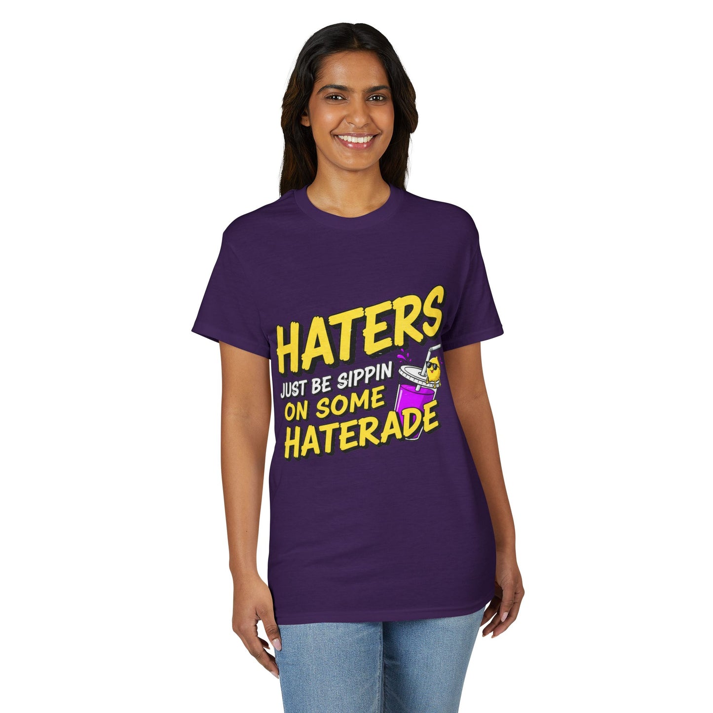 Haters Gonna Hate Tee — Retro Neon Soda Can Graphic T-Shirt