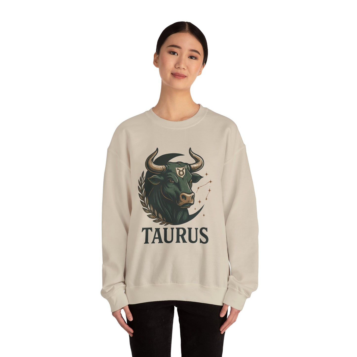 Taurus Zodiac Sweatshirt — Bull Constellation Astrology Crewneck