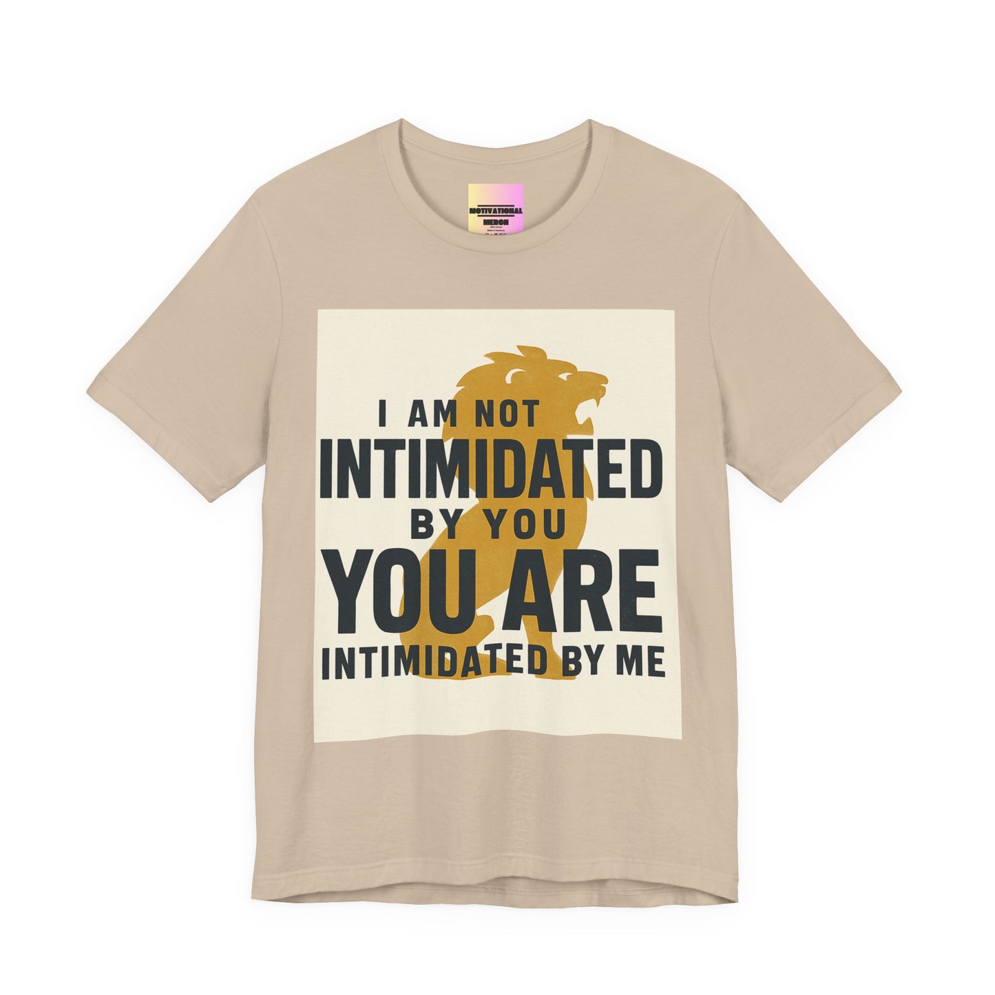 Bold Statement Tee: Unisex Jersey Short Sleeve, Motivational Apparel, Gift for Friends, Casual Wear, Confidence Shirt