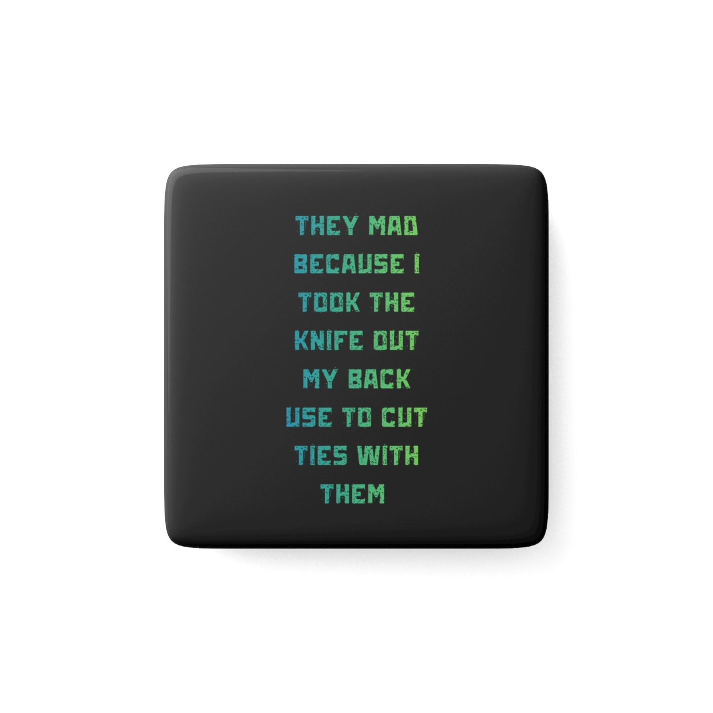 Porcelain Magnet, Square