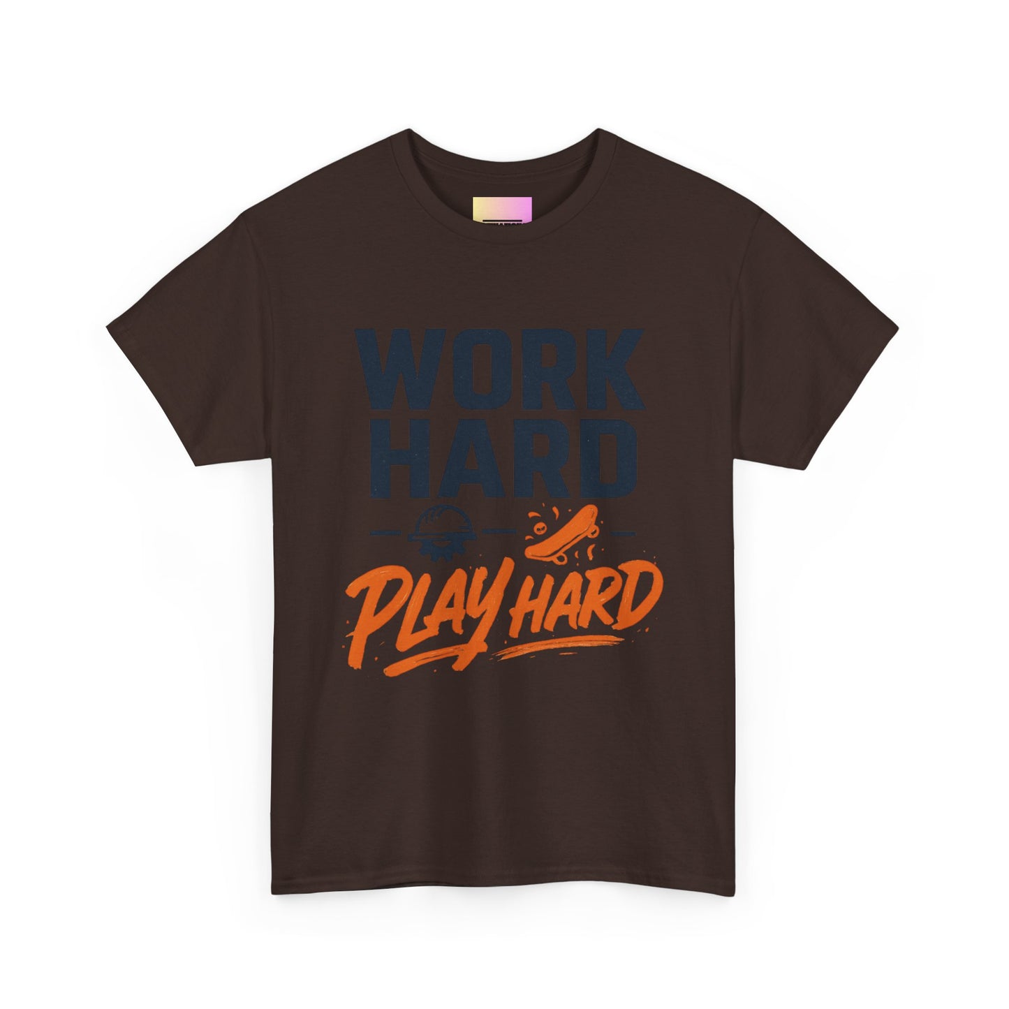 Work Hard Play Hard T-Shirt — Motivational Graphic Tee for Sports & Everyday Wear
