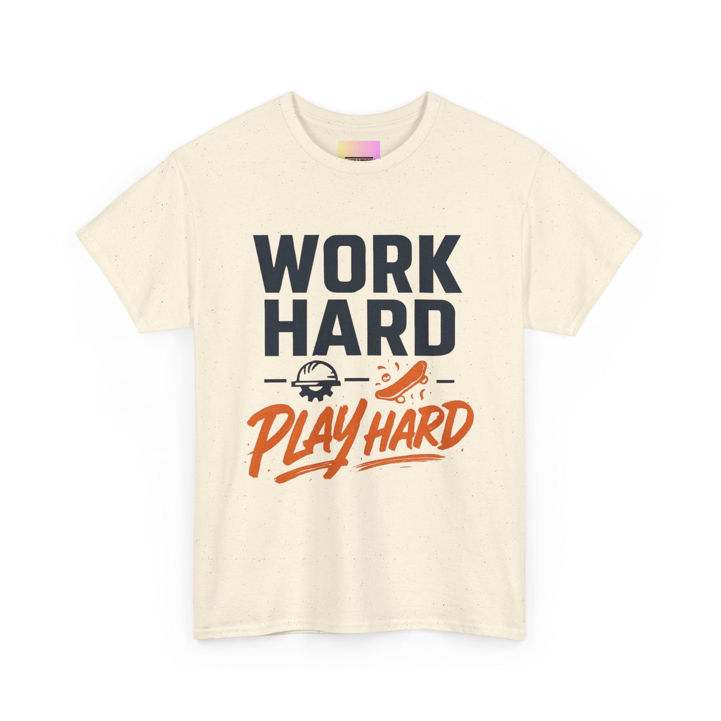 Work Hard Play Hard T-Shirt — Motivational Graphic Tee for Sports & Everyday Wear