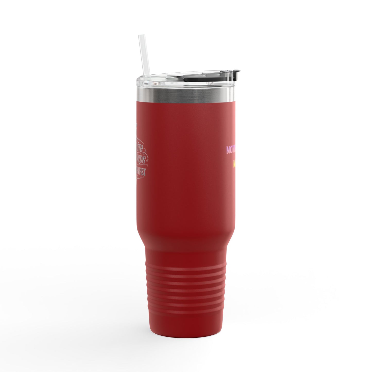 Motivational Merch 40oz Insulated Travel Mug — Large Stainless Steel Tumbler