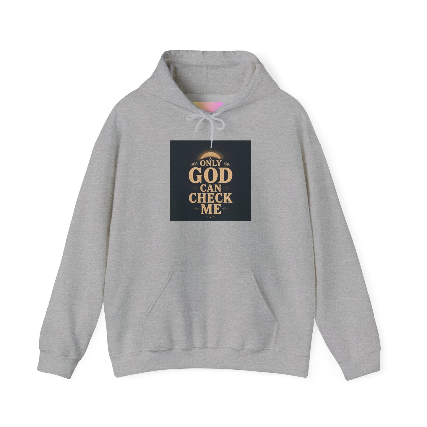 Only God Can Check Me Hoodie - Unisex Heavy Blend Sweatshirt