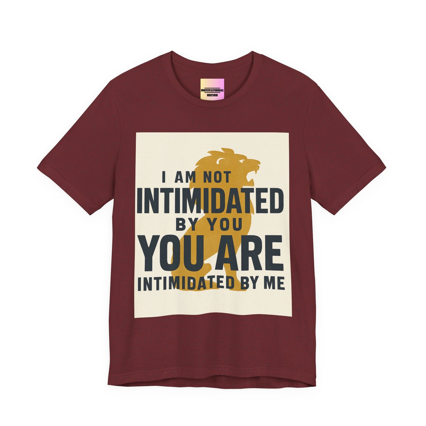 Bold Statement Tee: Unisex Jersey Short Sleeve, Motivational Apparel, Gift for Friends, Casual Wear, Confidence Shirt