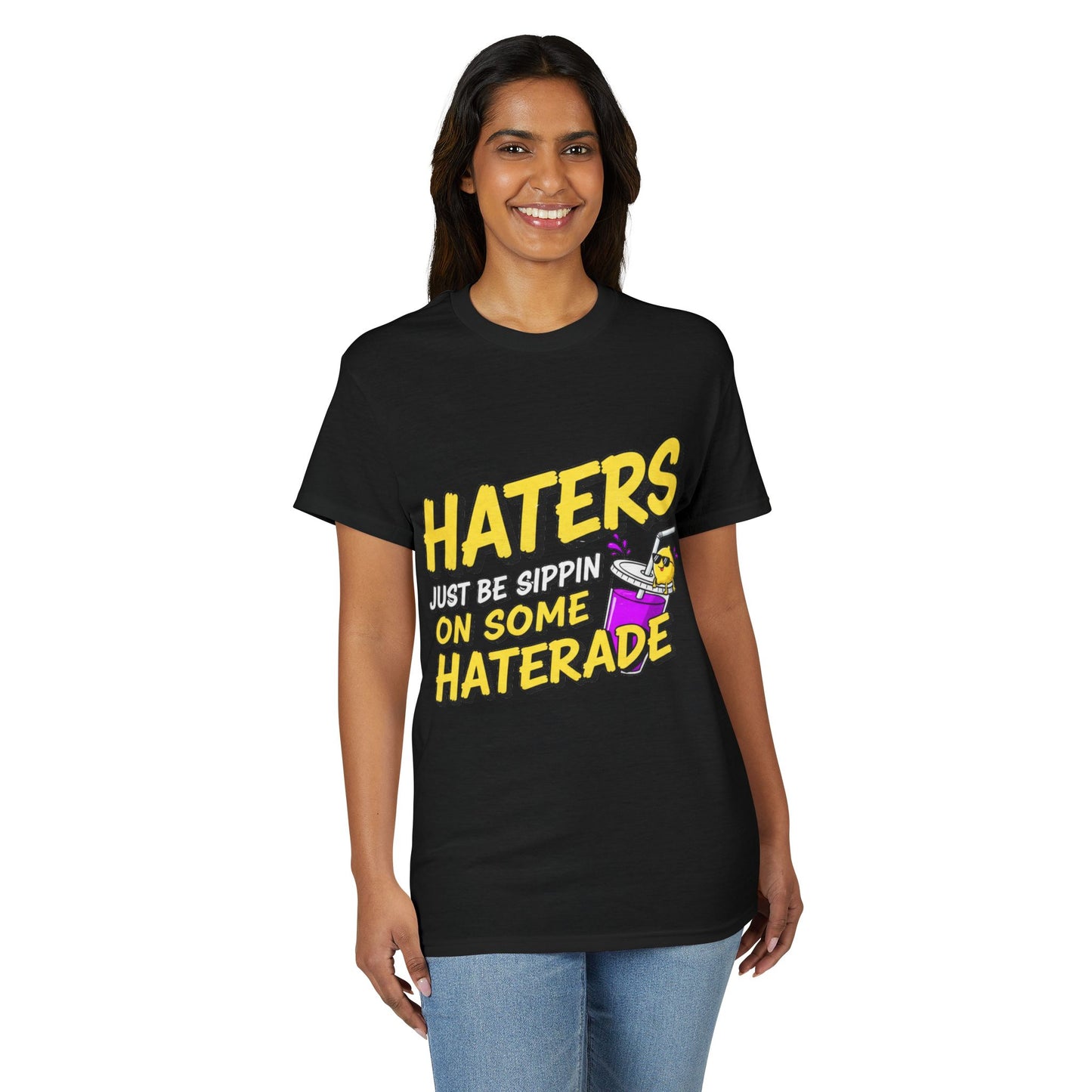 Haters Gonna Hate Tee — Retro Neon Soda Can Graphic T-Shirt