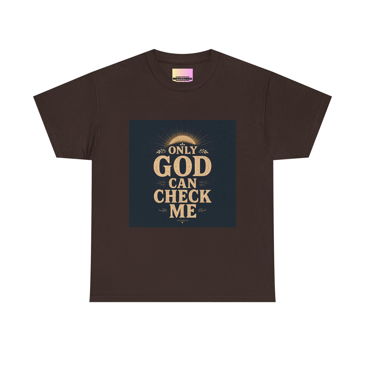 Only God Can Check Me Unisex Heavy Cotton Tee