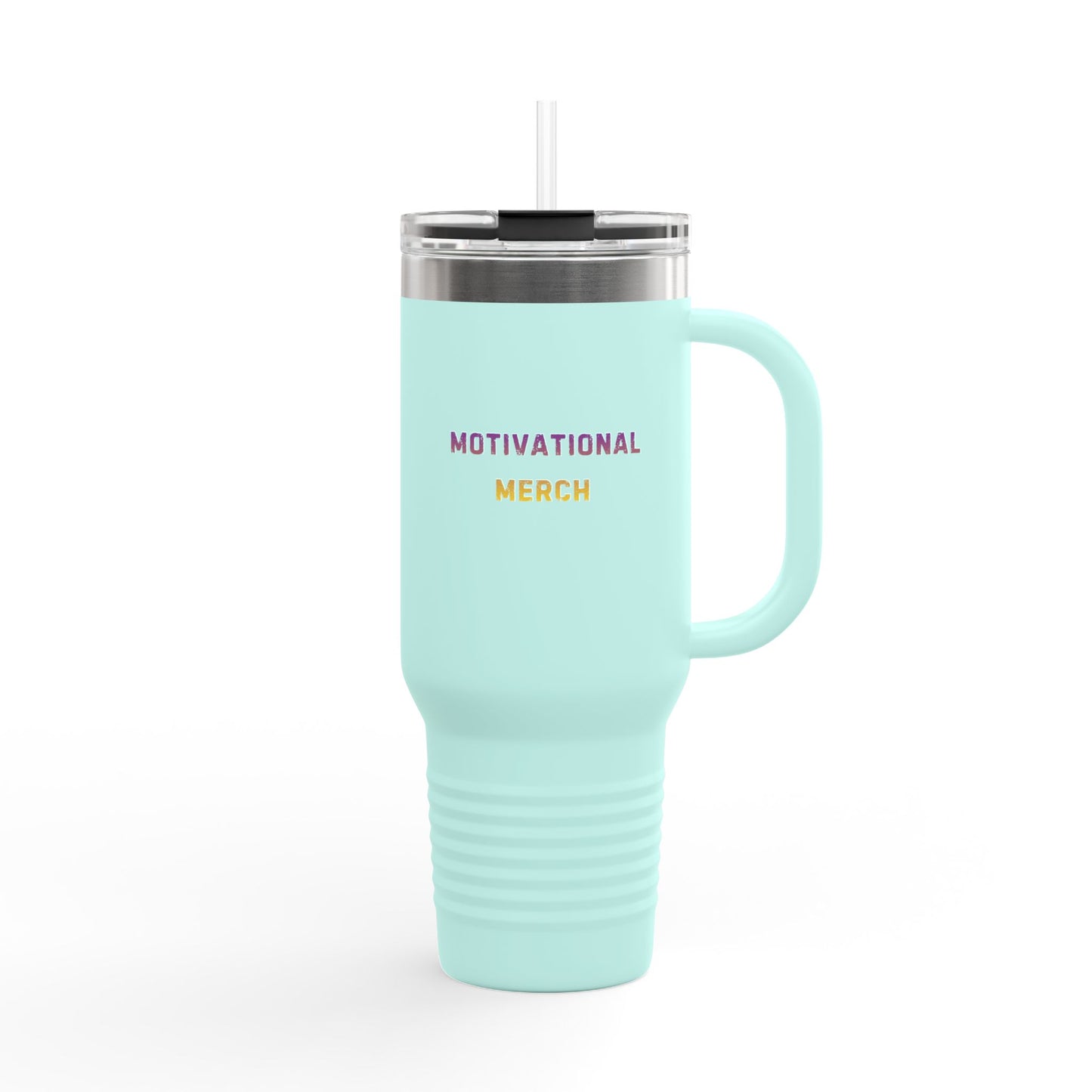 Motivational Merch 40oz Insulated Travel Mug — Large Stainless Steel Tumbler