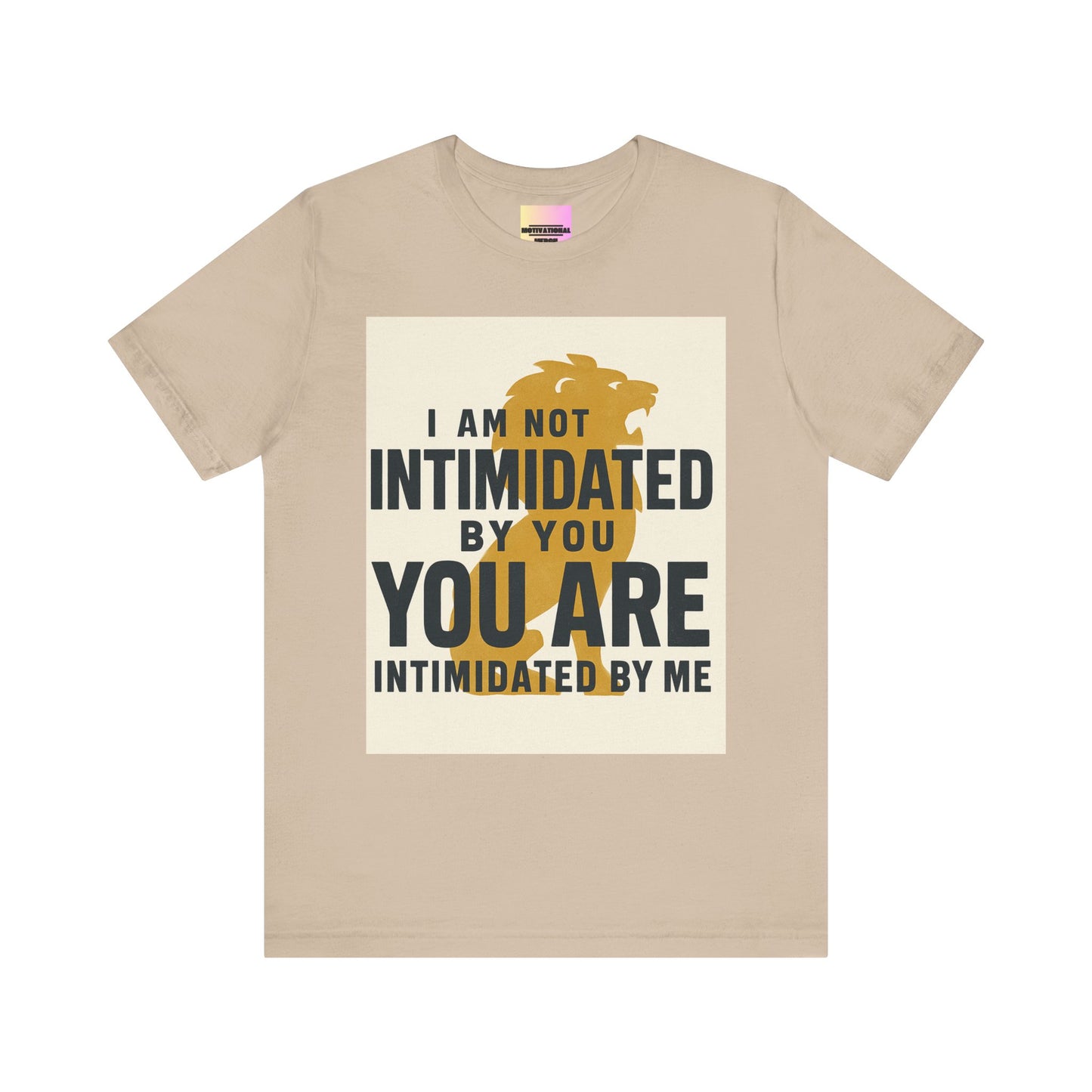 Bold Statement Tee: Unisex Jersey Short Sleeve, Motivational Apparel, Gift for Friends, Casual Wear, Confidence Shirt