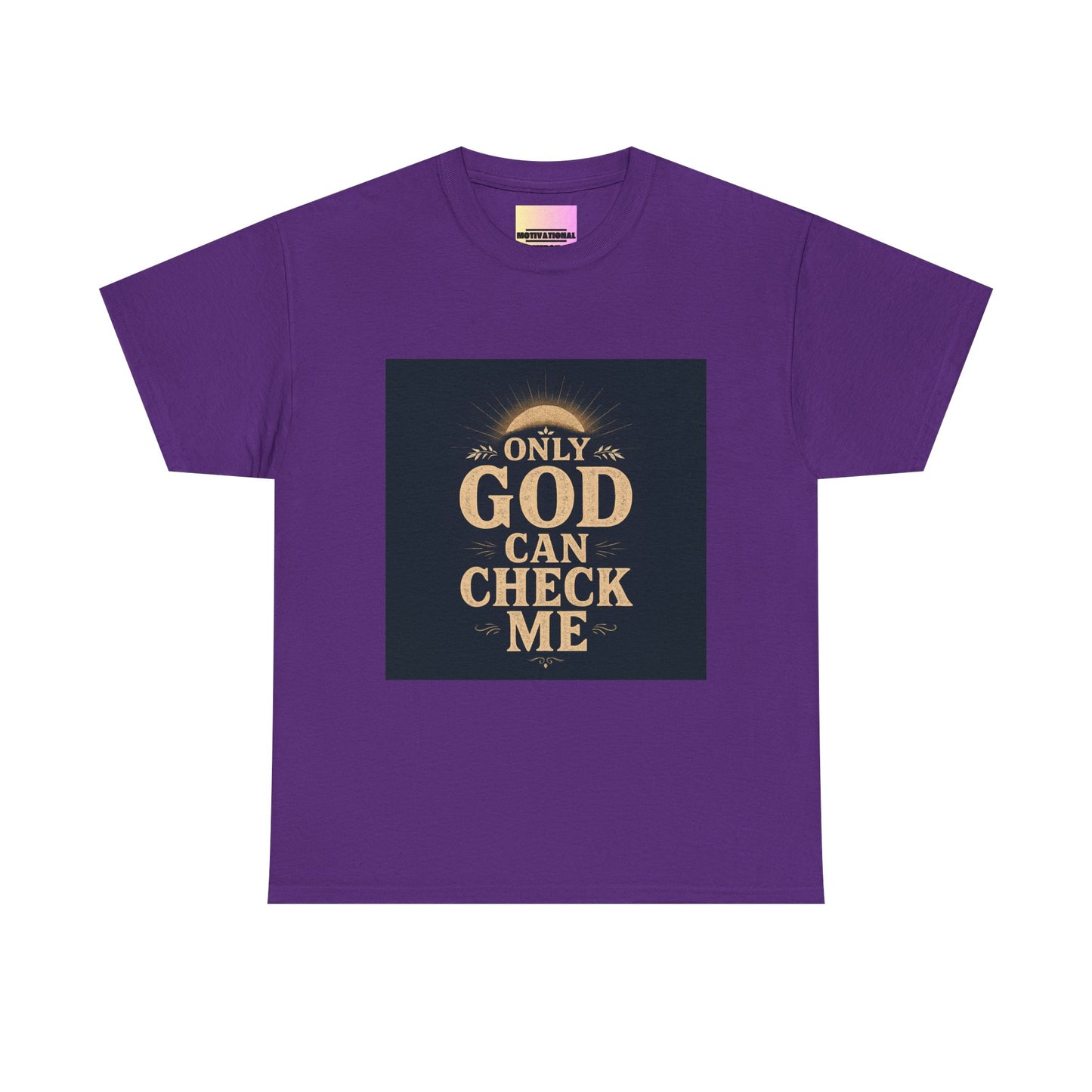 Only God Can Check Me Unisex Heavy Cotton Tee