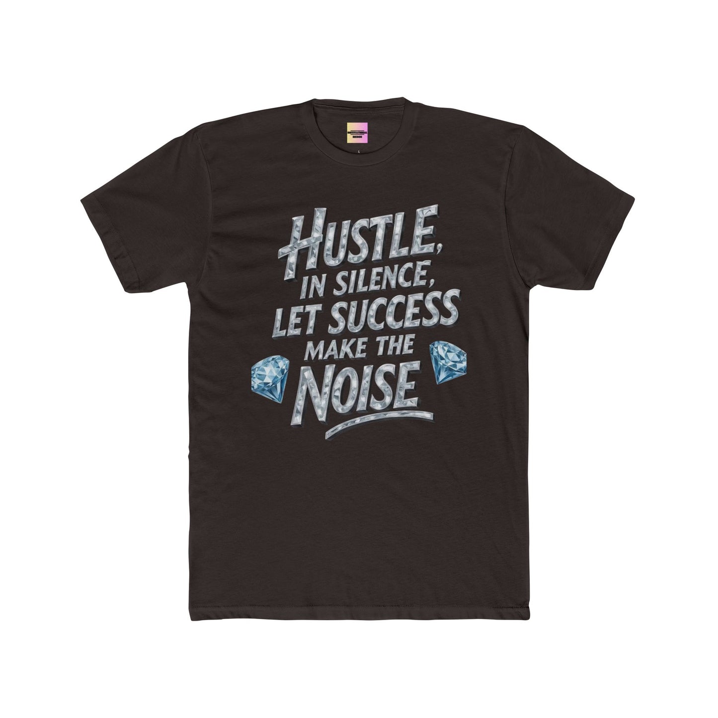 Hustle in Silence Tee — "Hustle in Silence, Let Success Make the Noise" Motivational Cotton T-Shirt