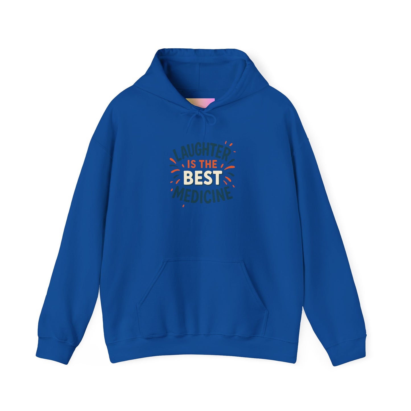 Laughter is the Best Medicine Hoodie, Unisex Sweatshirt, Funny Gift, Cozy Apparel, Inspirational Hoodie, Comfort Wear