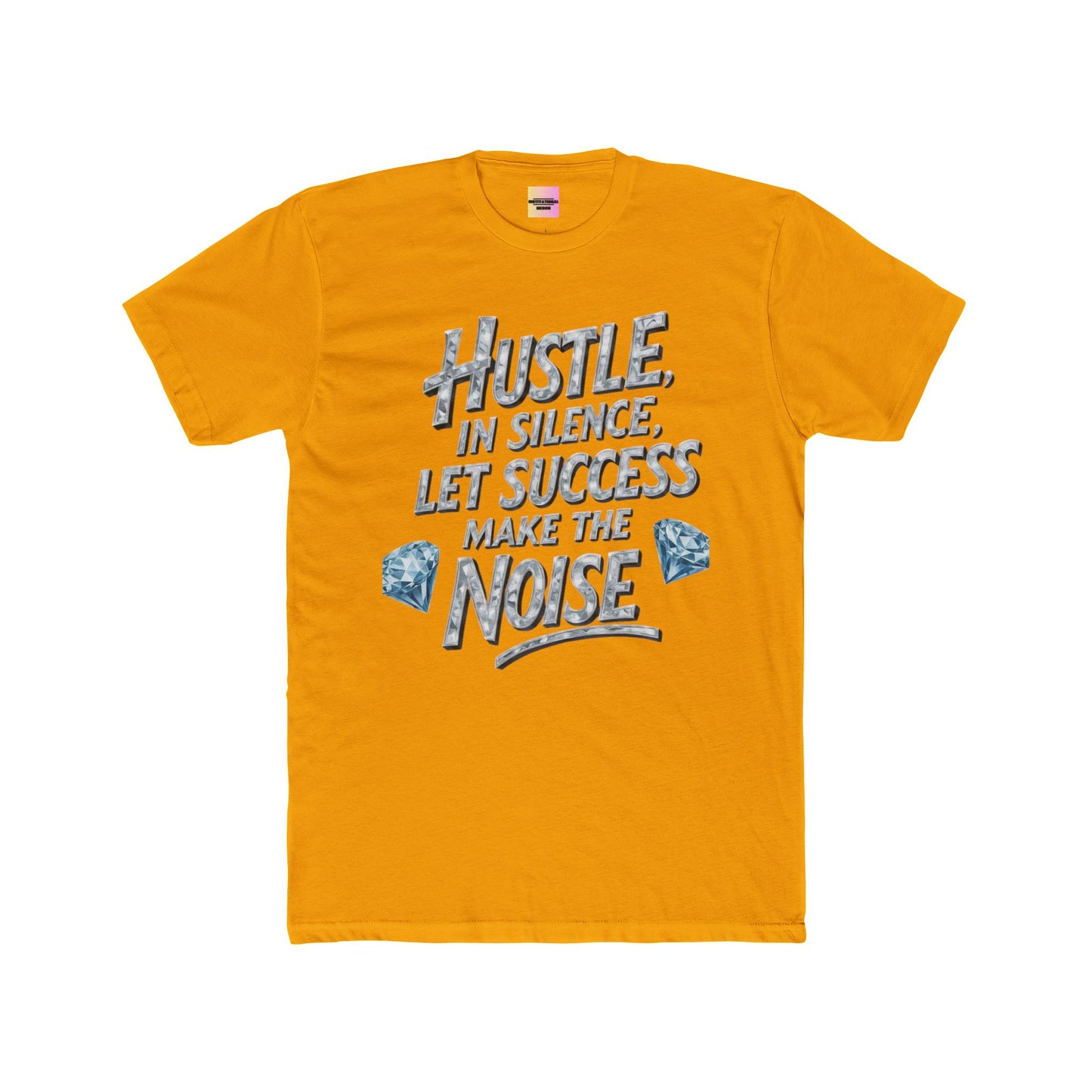Hustle in Silence Tee — "Hustle in Silence, Let Success Make the Noise" Motivational Cotton T-Shirt