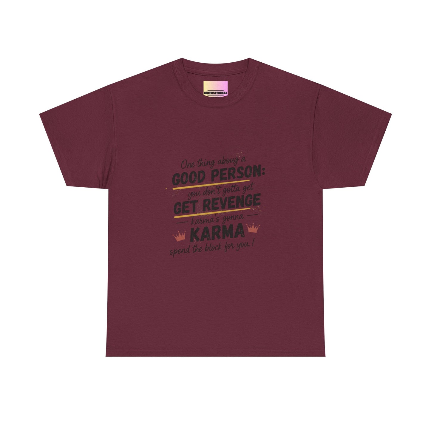 T-Shirt — "You Don’t Gotta Get Revenge" Skyline Quote Tee