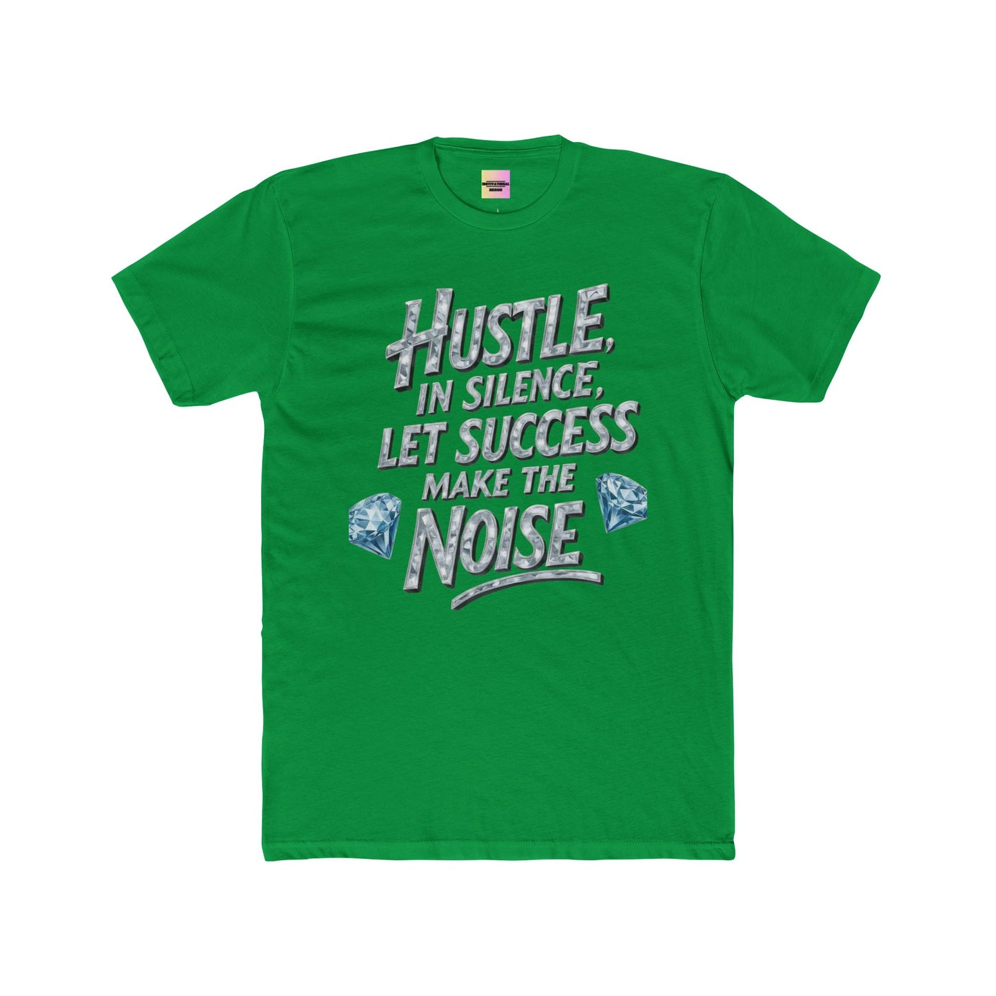 Hustle in Silence Tee — "Hustle in Silence, Let Success Make the Noise" Motivational Cotton T-Shirt