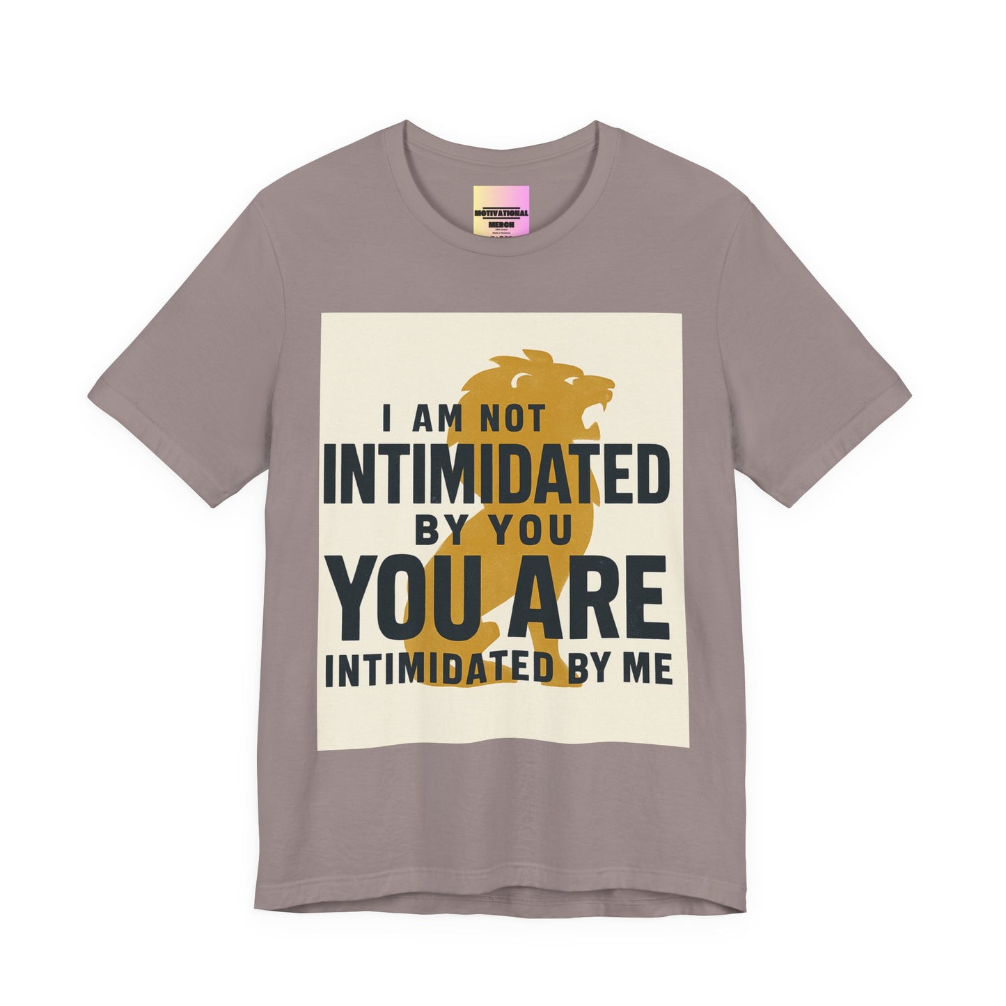 Bold Statement Tee: Unisex Jersey Short Sleeve, Motivational Apparel, Gift for Friends, Casual Wear, Confidence Shirt