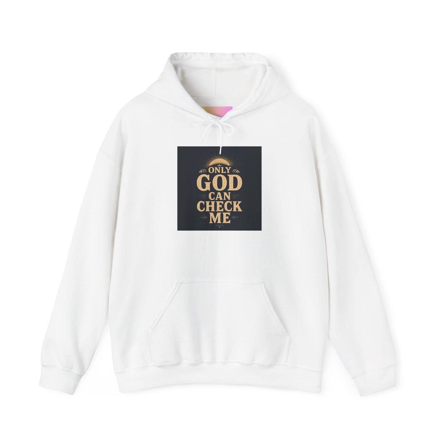 Only God Can Check Me Hoodie - Unisex Heavy Blend Sweatshirt