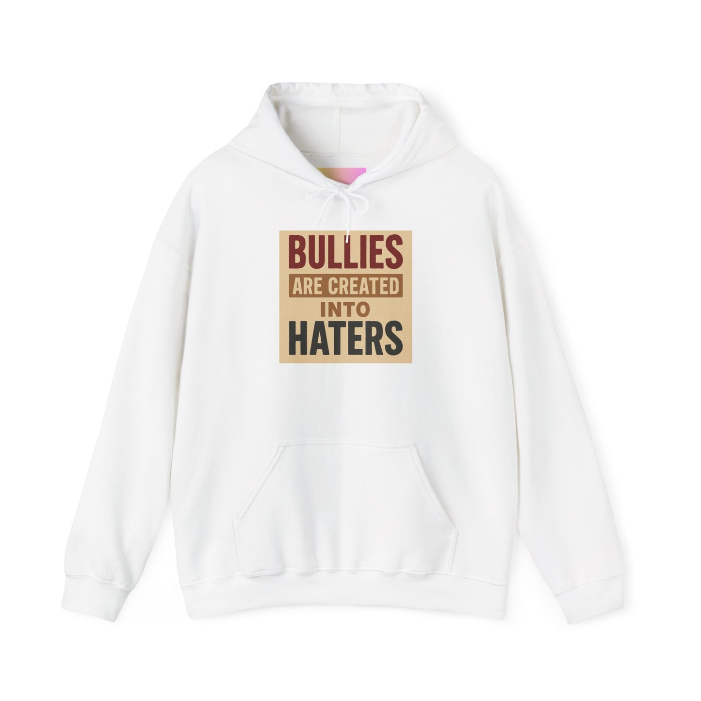 Inspirational Hooded Sweatshirt - "Bullies are Created into Haters" - Unisex, Gift for Teens, Awareness Apparel, Cozy Streetwear, [...]
