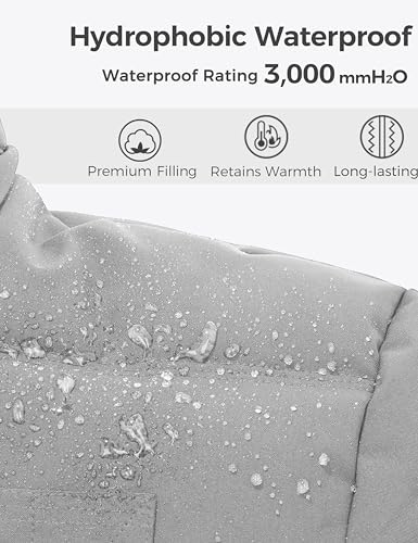 Wantdo Men's Hooded Winter Coat Warm Puffer Jacket Thicken Cotton Coat with Removable Hood