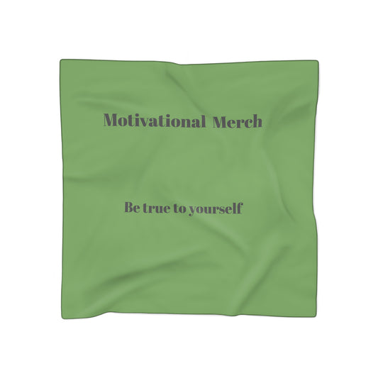 Motivational Merch Scarf — "Be true to yourself" Inspirational Lightweight Fashion Scarf