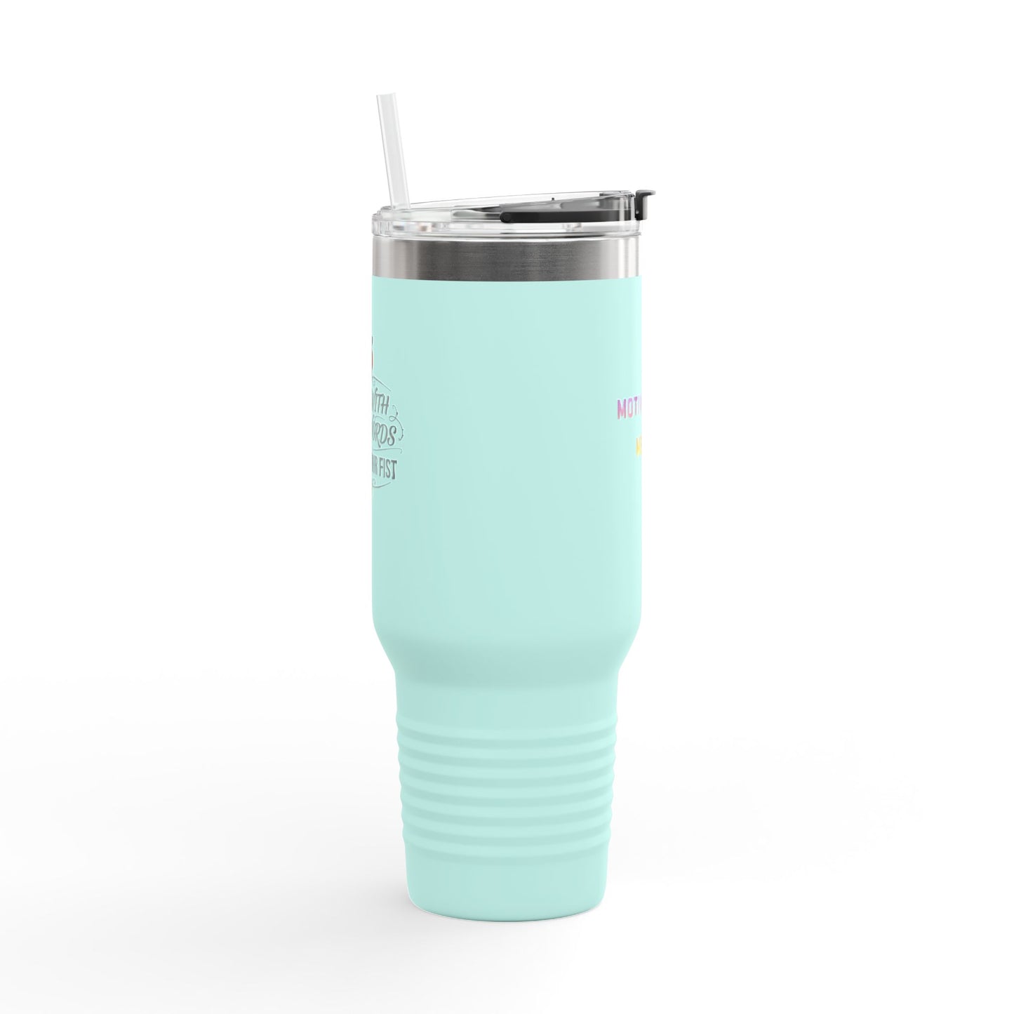 Motivational Merch 40oz Insulated Travel Mug — Large Stainless Steel Tumbler