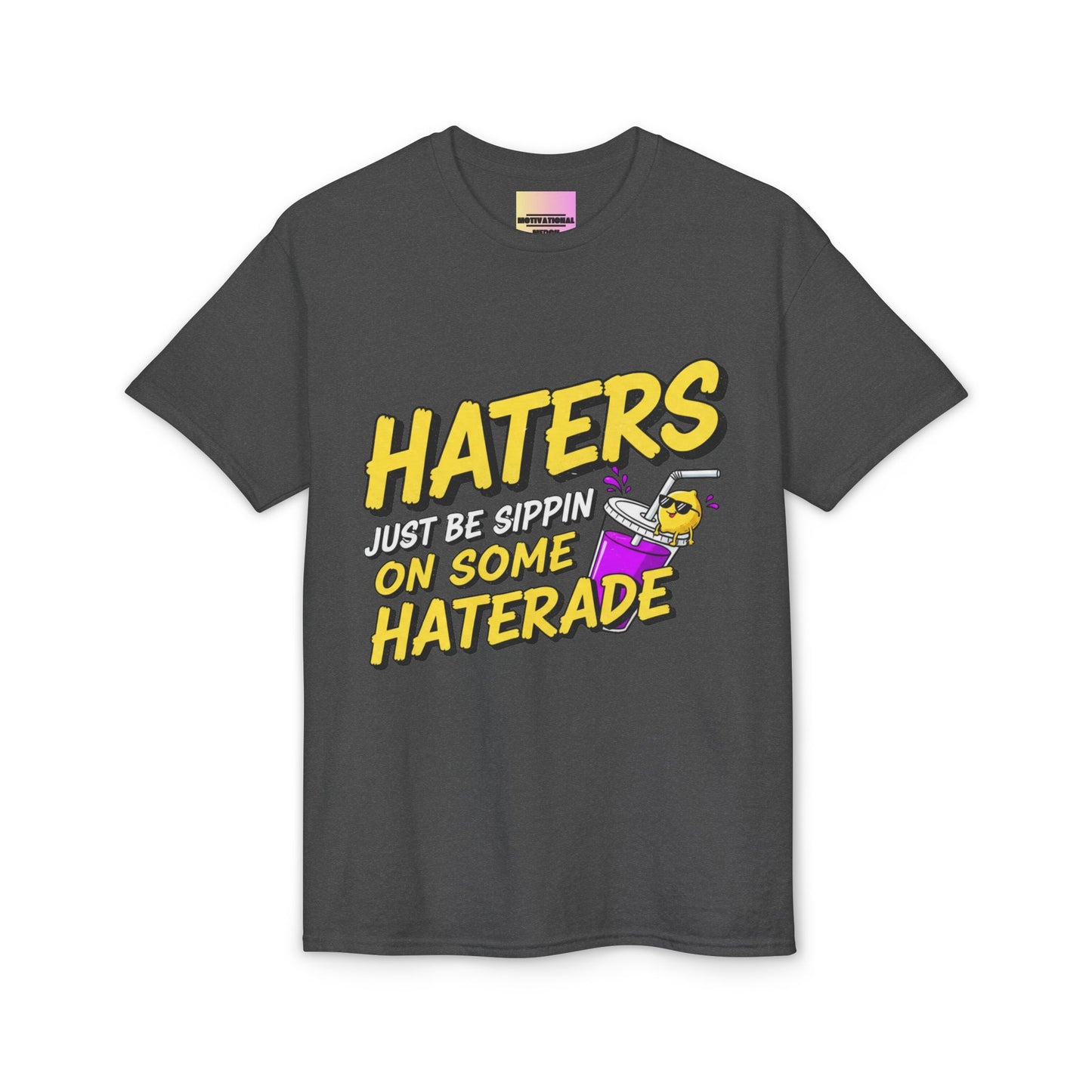 Haters Gonna Hate Tee — Retro Neon Soda Can Graphic T-Shirt