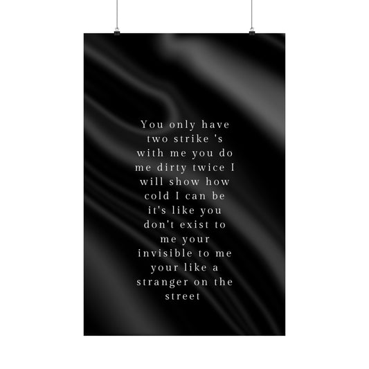 Matte Vertical Posters