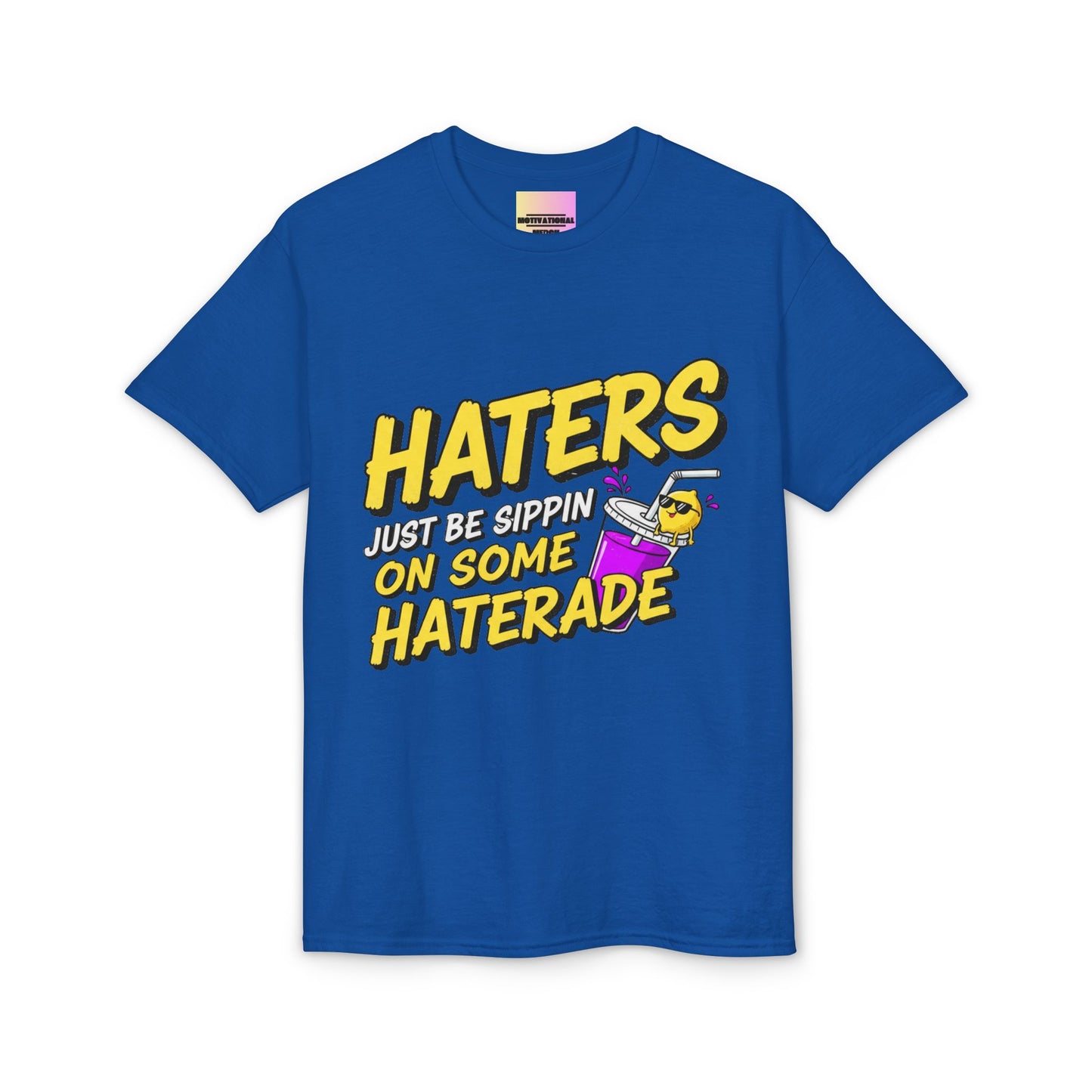 Haters Gonna Hate Tee — Retro Neon Soda Can Graphic T-Shirt