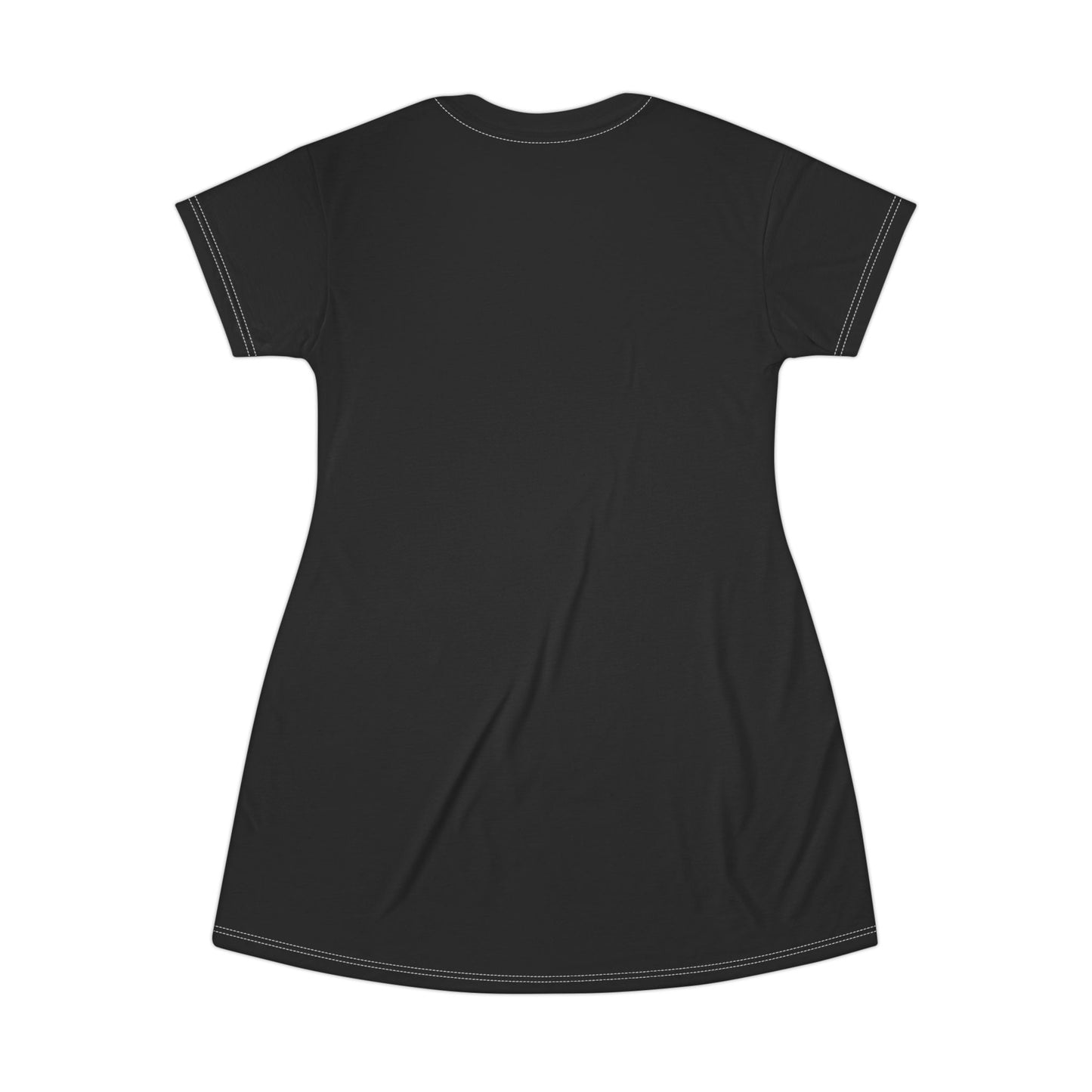 T-Shirt Dress — 'They Mad Because I Took the Knife Out My Back' Graphic Tee Dress