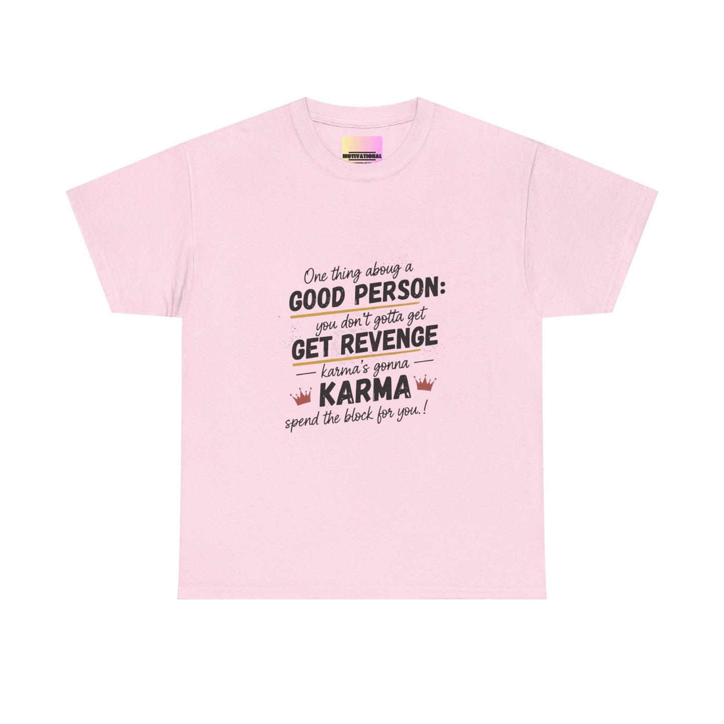 T-Shirt — "You Don’t Gotta Get Revenge" Skyline Quote Tee