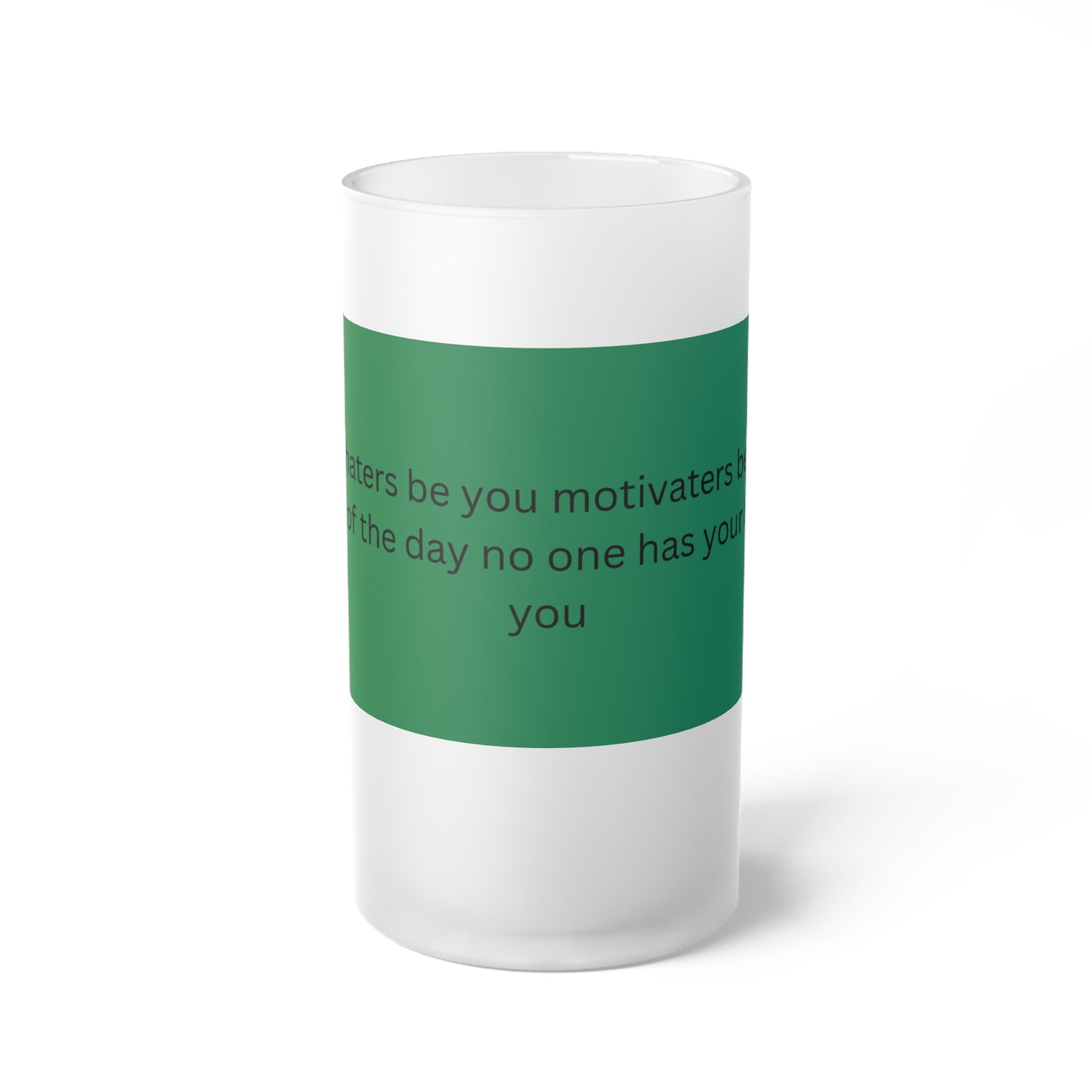 Frosted Glass Beer Mug