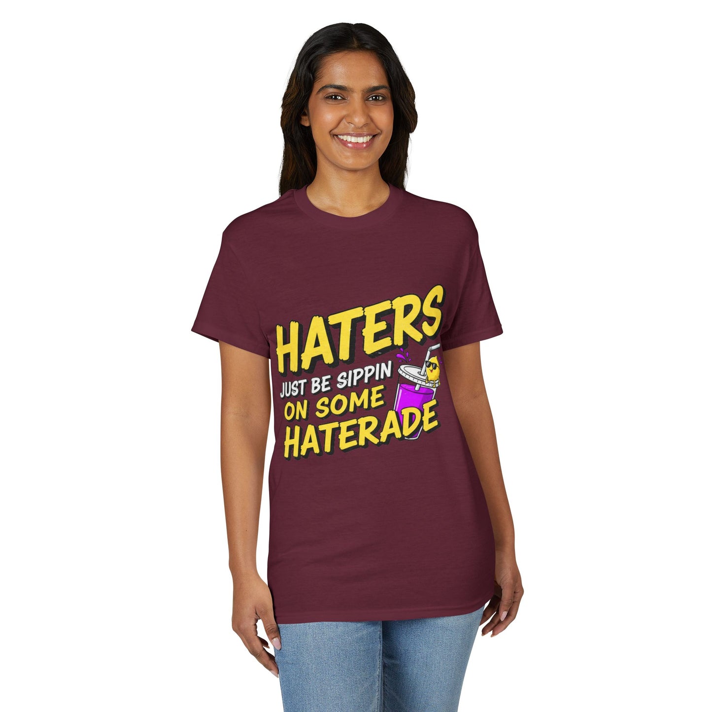 Haters Gonna Hate Tee — Retro Neon Soda Can Graphic T-Shirt