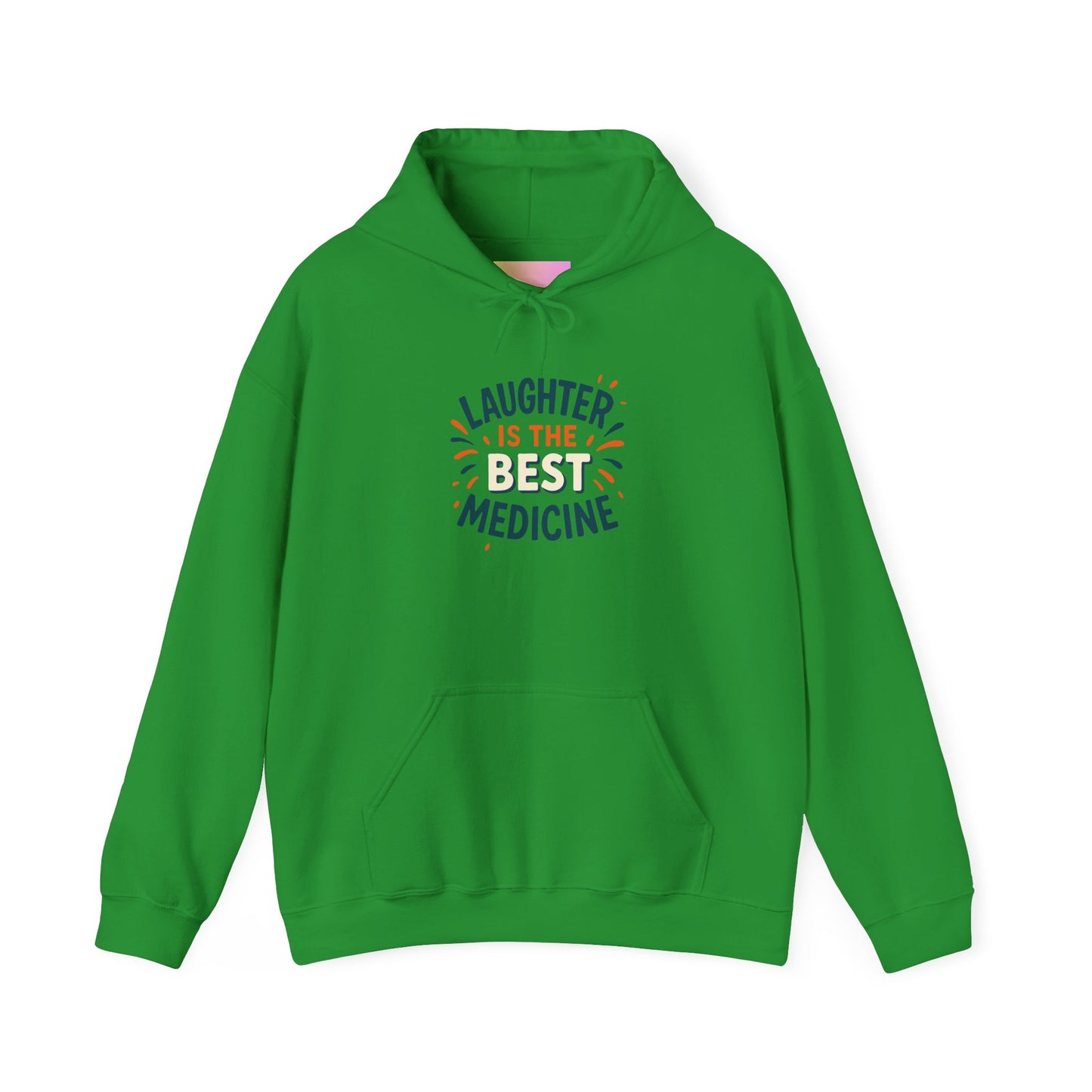 Laughter is the Best Medicine Hoodie, Unisex Sweatshirt, Funny Gift, Cozy Apparel, Inspirational Hoodie, Comfort Wear