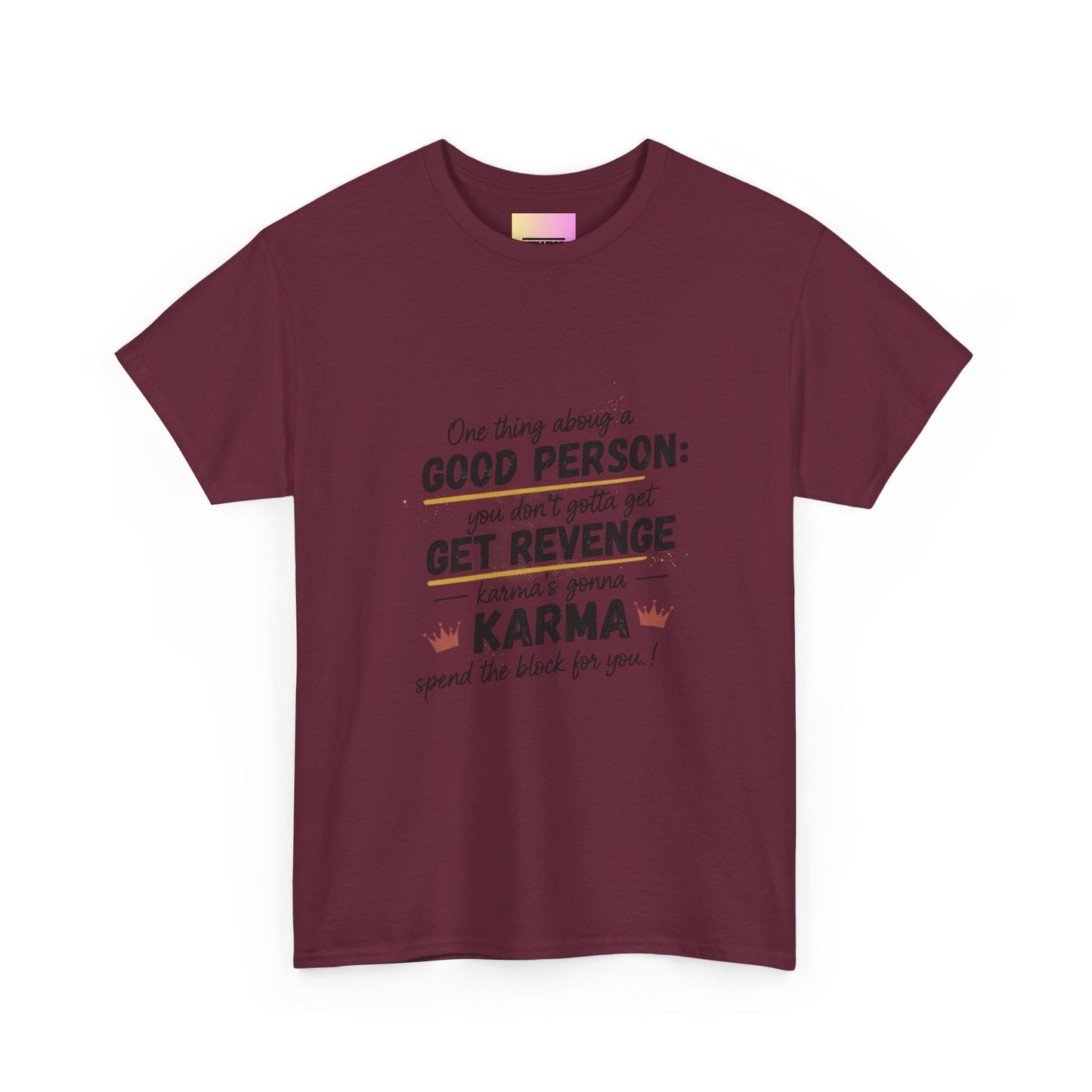 T-Shirt — "You Don’t Gotta Get Revenge" Skyline Quote Tee