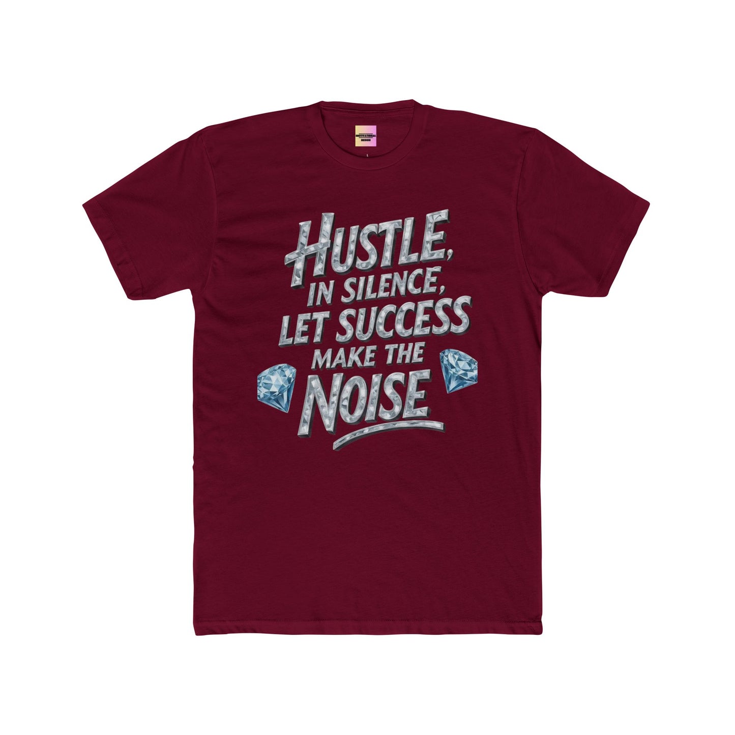 Hustle in Silence Tee — "Hustle in Silence, Let Success Make the Noise" Motivational Cotton T-Shirt