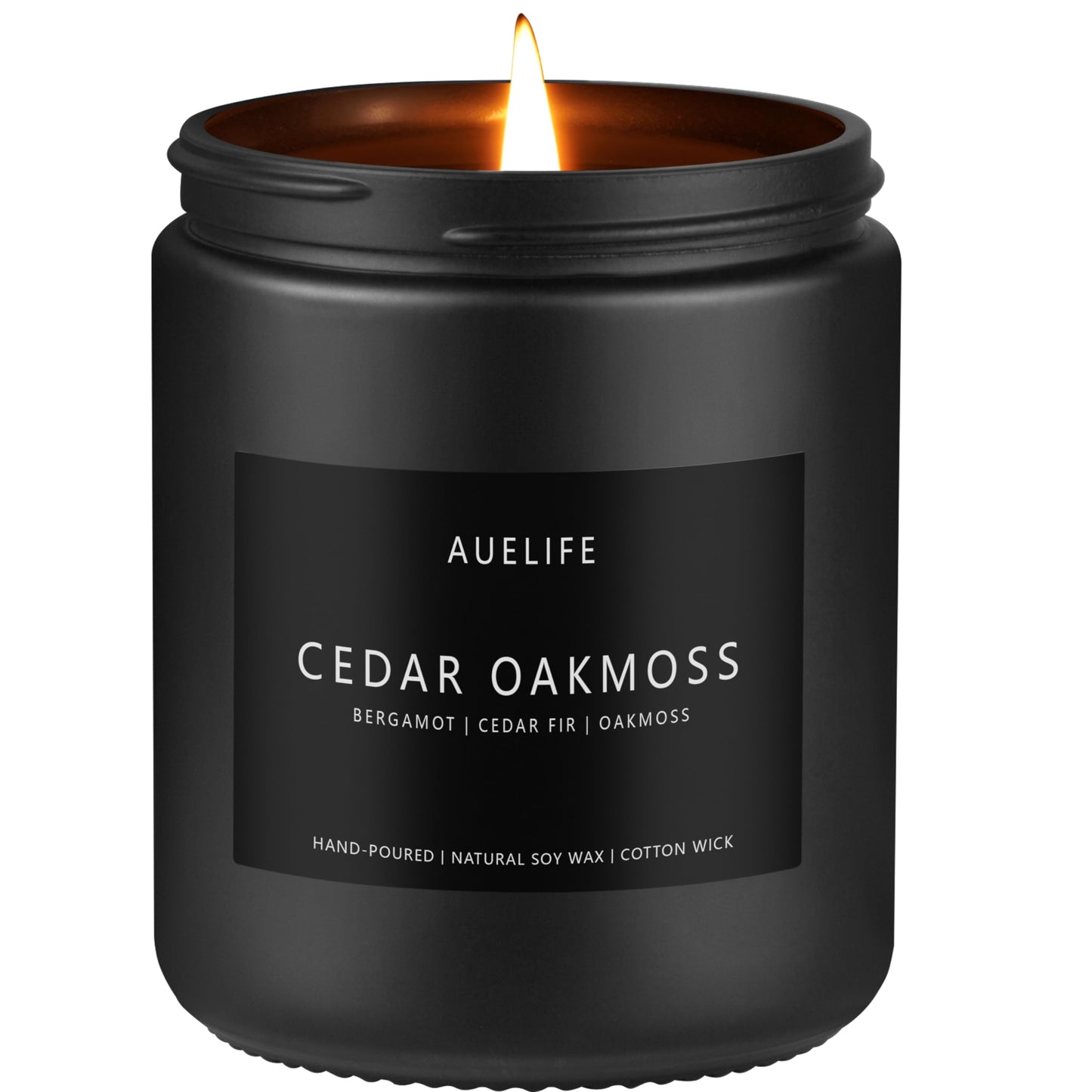 Scented Candles Set | Men Candle Set, Scented Candles for Home, Gifts for Men - 4 Pack Men Candle Gifts Soy Candles Scents of Lavender/Leather/Oak/Smoke & Vanilla