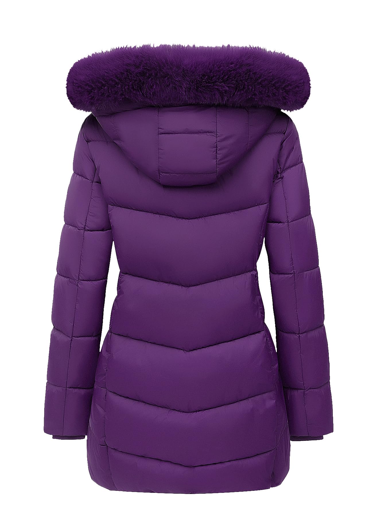 MOERDENG Women's Winter Windproof Warm Down Coats Waterproof Thicken Hooded fashions Puffer Jacket