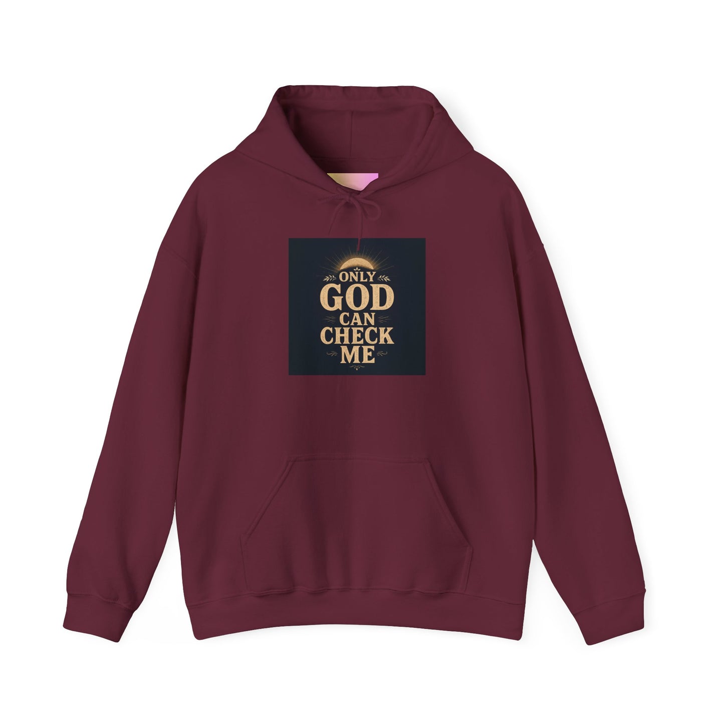 Only God Can Check Me Hoodie - Unisex Heavy Blend Sweatshirt