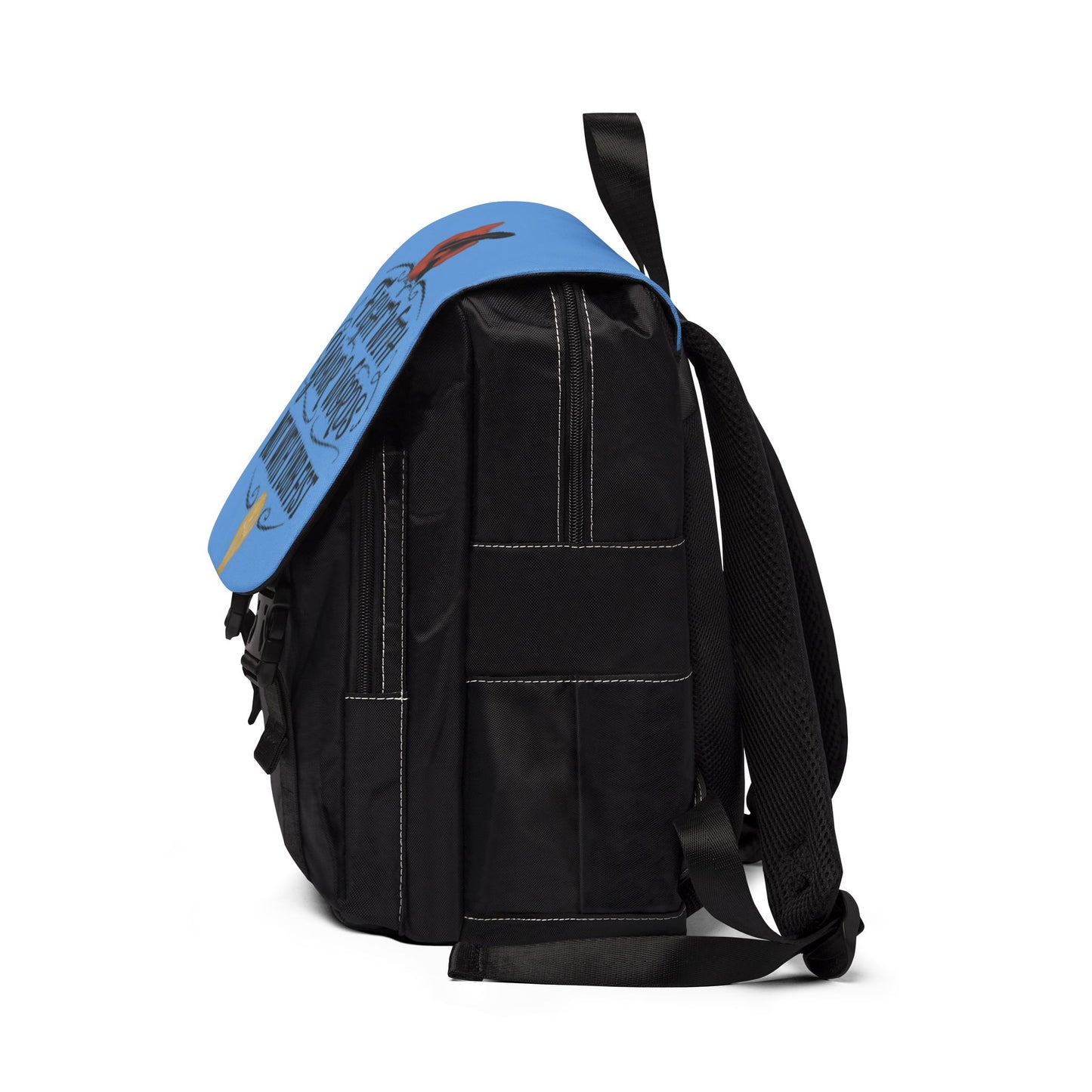 Backpack — "Fight With Your Words, Not With Your Fist" Inspirational School Backpack