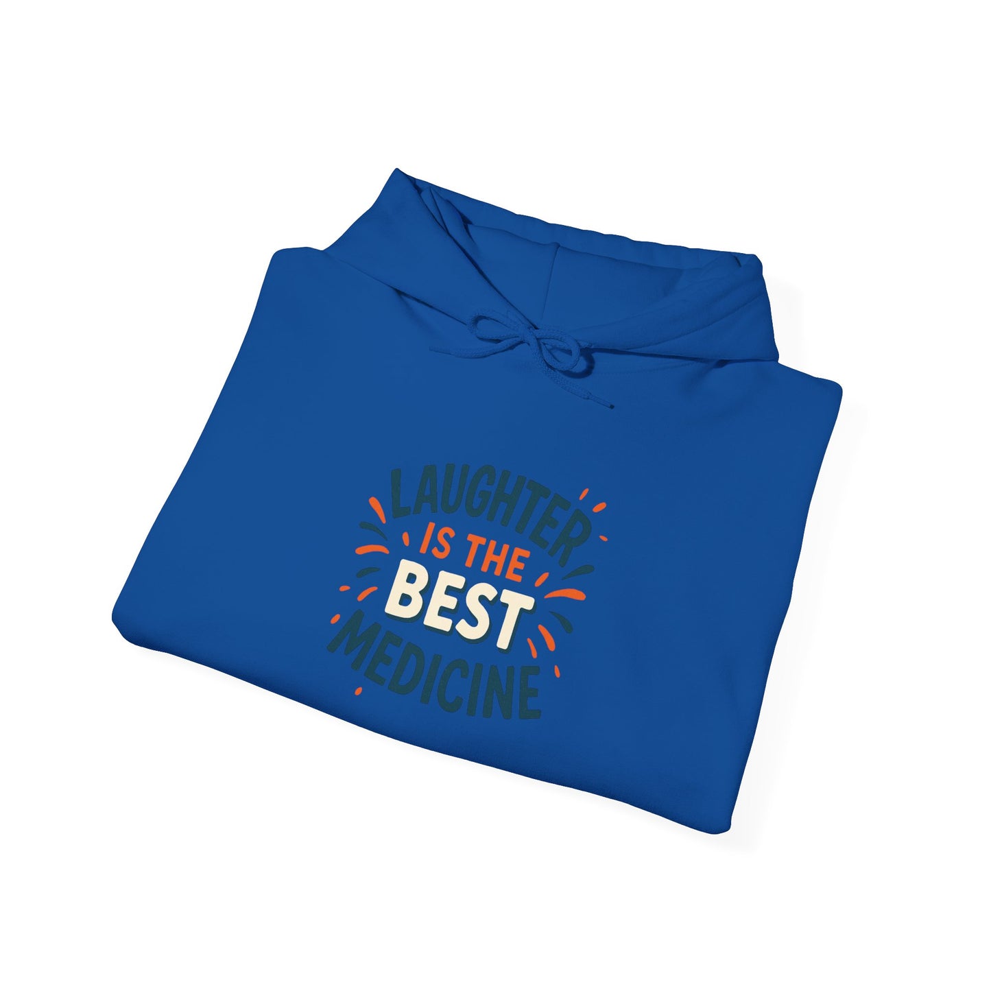 Laughter is the Best Medicine Hoodie, Unisex Sweatshirt, Funny Gift, Cozy Apparel, Inspirational Hoodie, Comfort Wear