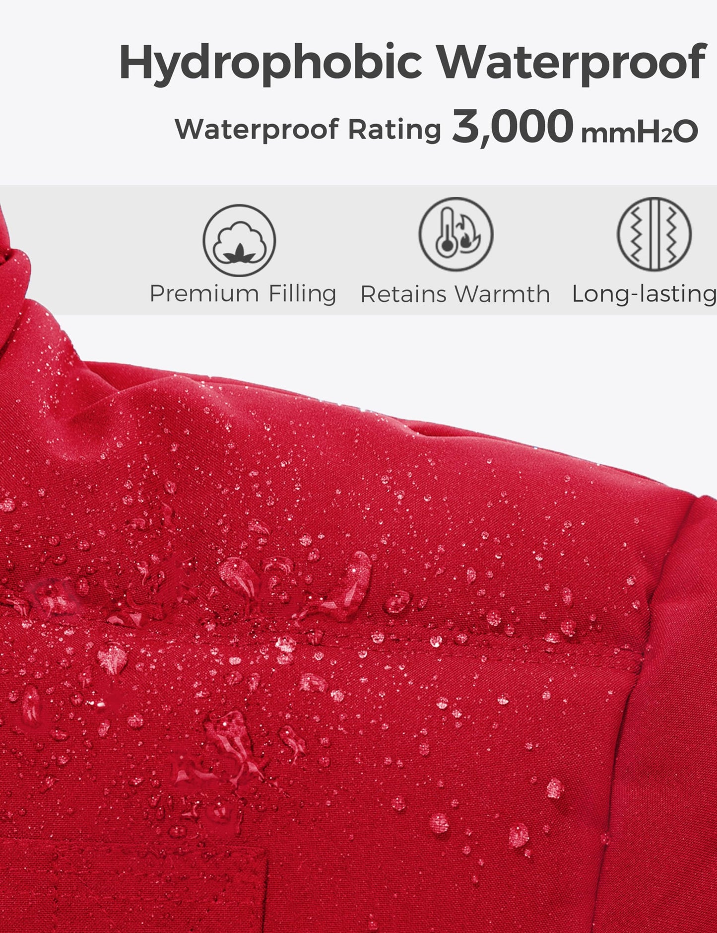 Wantdo Men's Hooded Winter Coat Warm Puffer Jacket Thicken Cotton Coat with Removable Hood