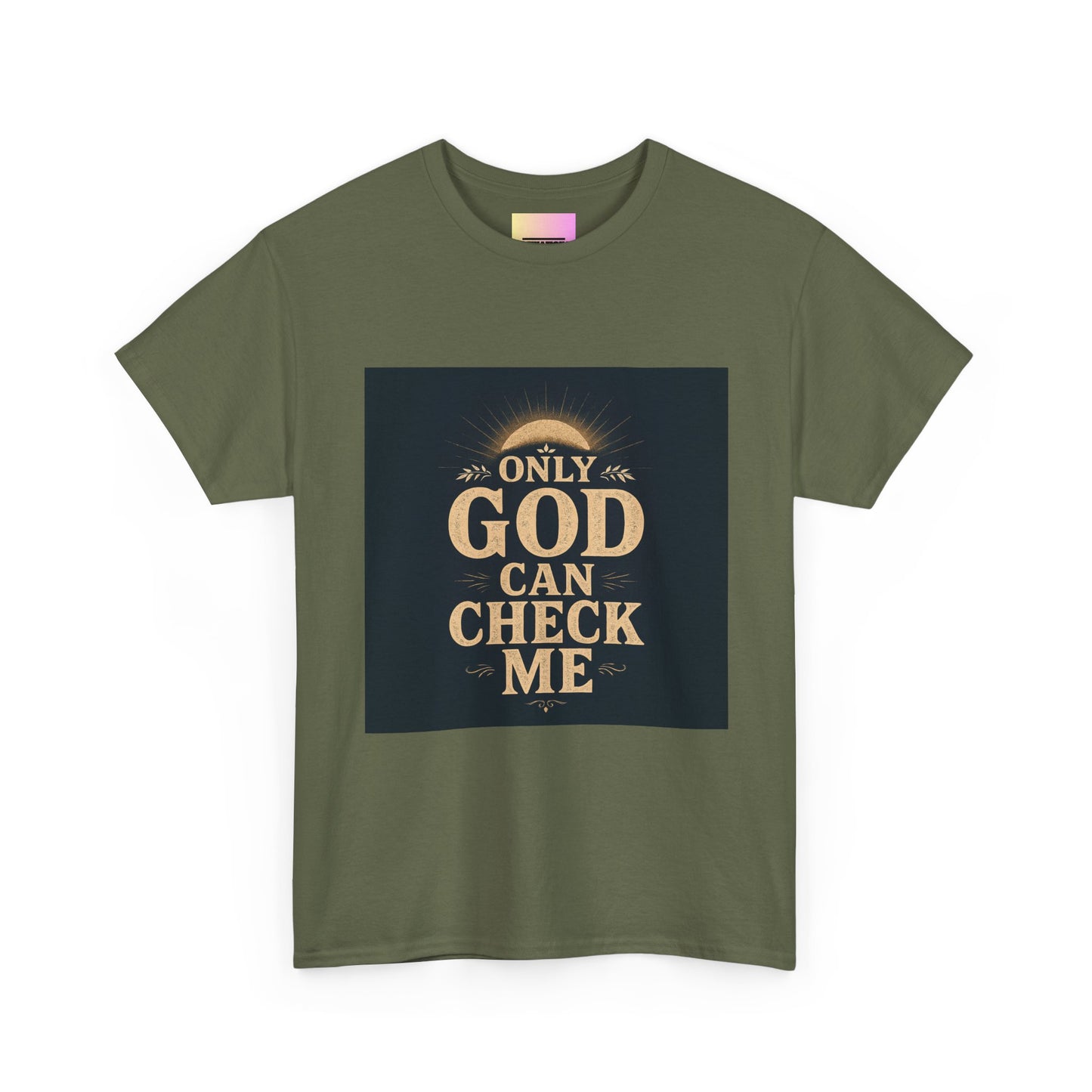 Only God Can Check Me Unisex Heavy Cotton Tee
