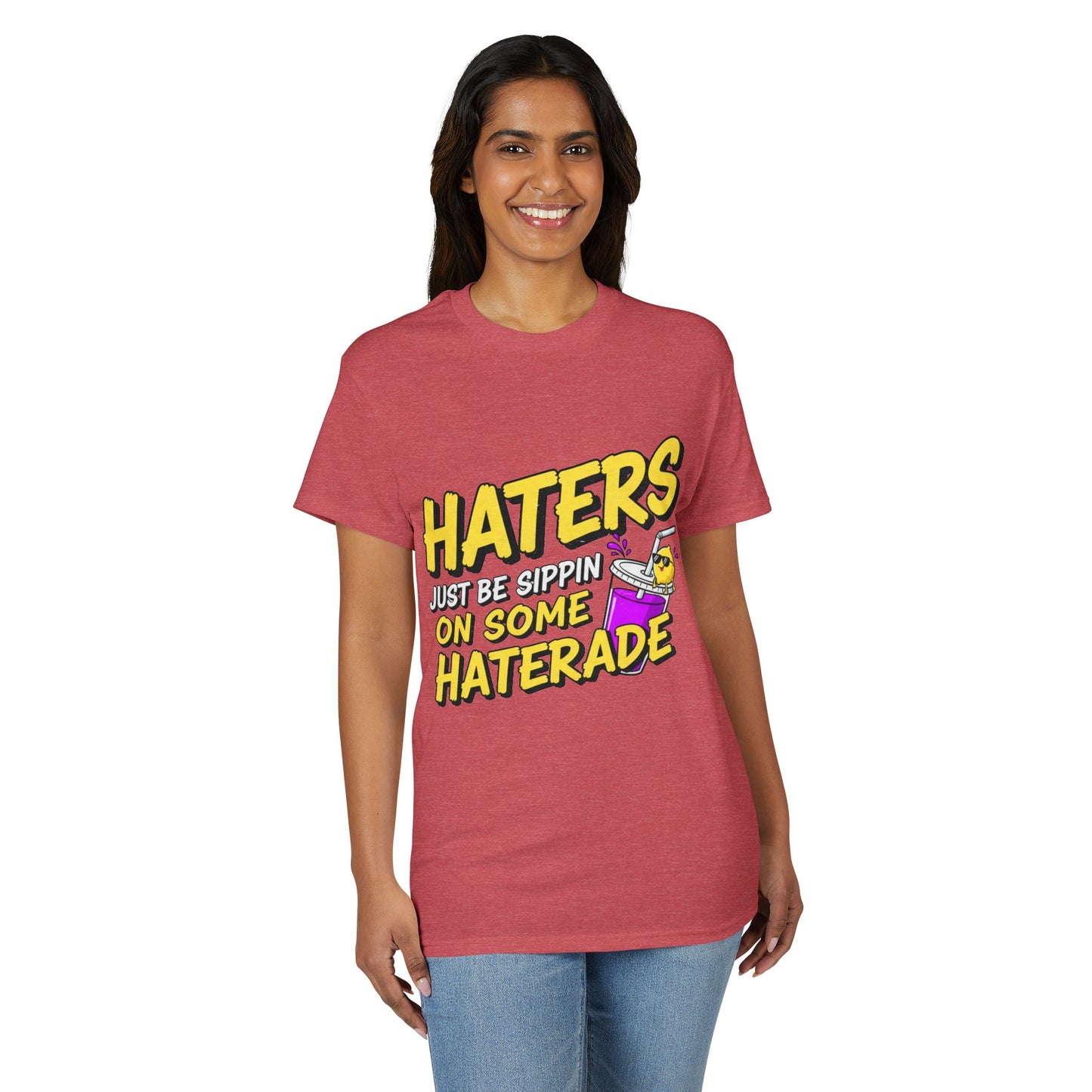 Haters Gonna Hate Tee — Retro Neon Soda Can Graphic T-Shirt