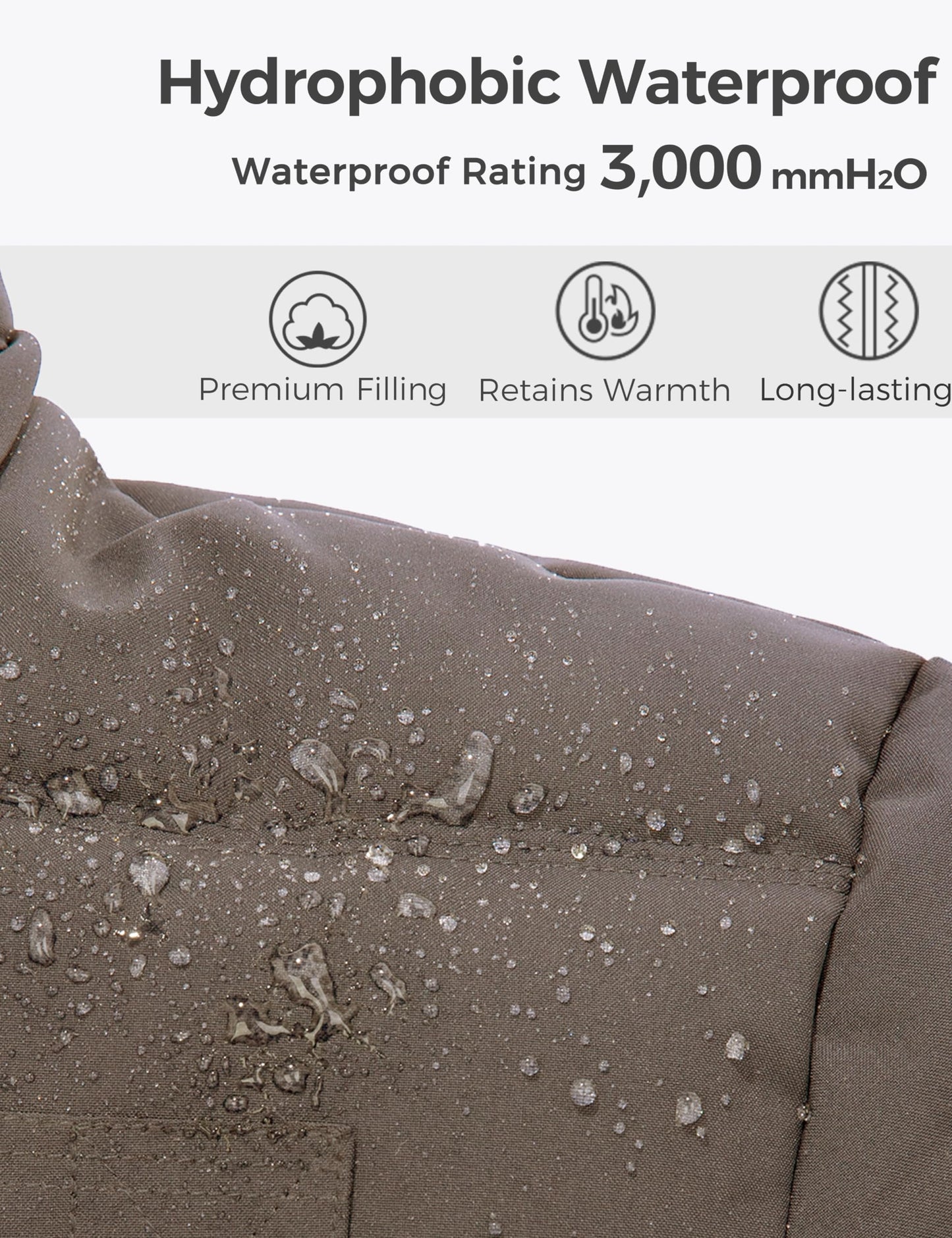 Wantdo Men's Hooded Winter Coat Warm Puffer Jacket Thicken Cotton Coat with Removable Hood