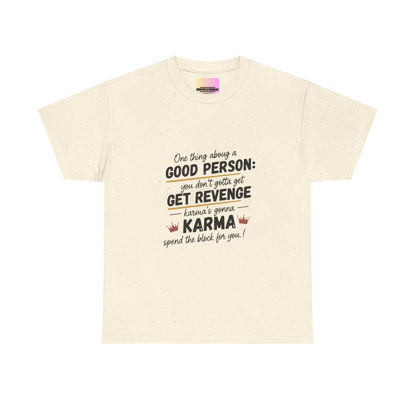 T-Shirt — "You Don’t Gotta Get Revenge" Skyline Quote Tee