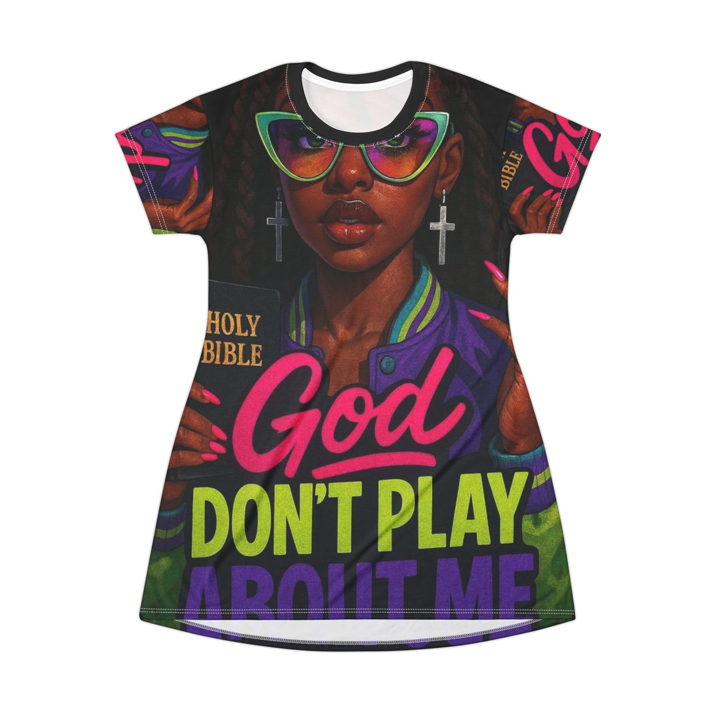 T-Shirt Dress (AOP)