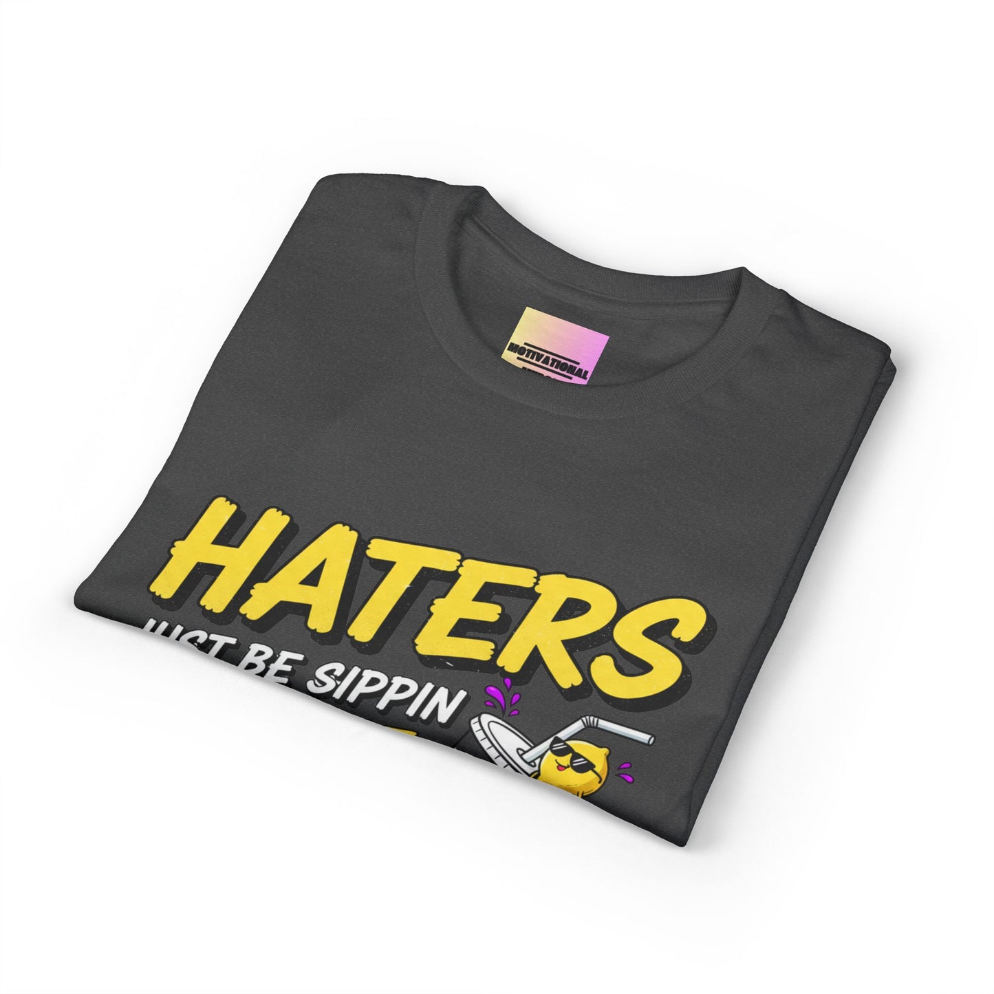Haters Gonna Hate Tee — Retro Neon Soda Can Graphic T-Shirt