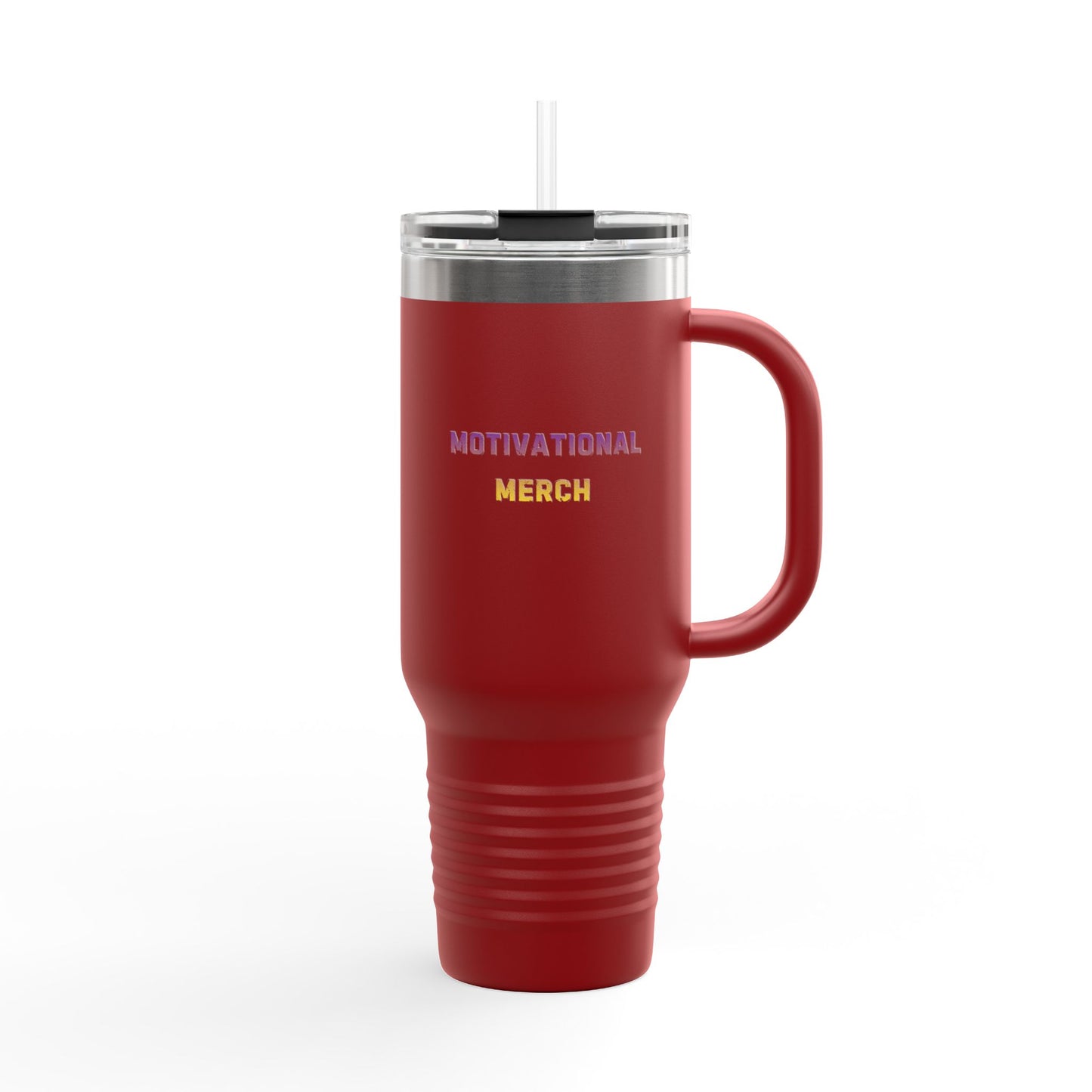 Motivational Merch 40oz Insulated Travel Mug — Large Stainless Steel Tumbler