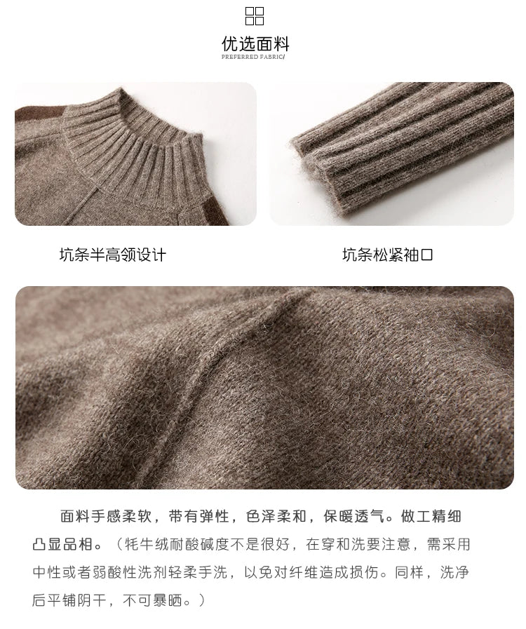 Women Autumn Winter Sweater Knitted Dresses Women Fashion Turtleneck Long Sweater Dress Ladies Warm Split Sweater Dress